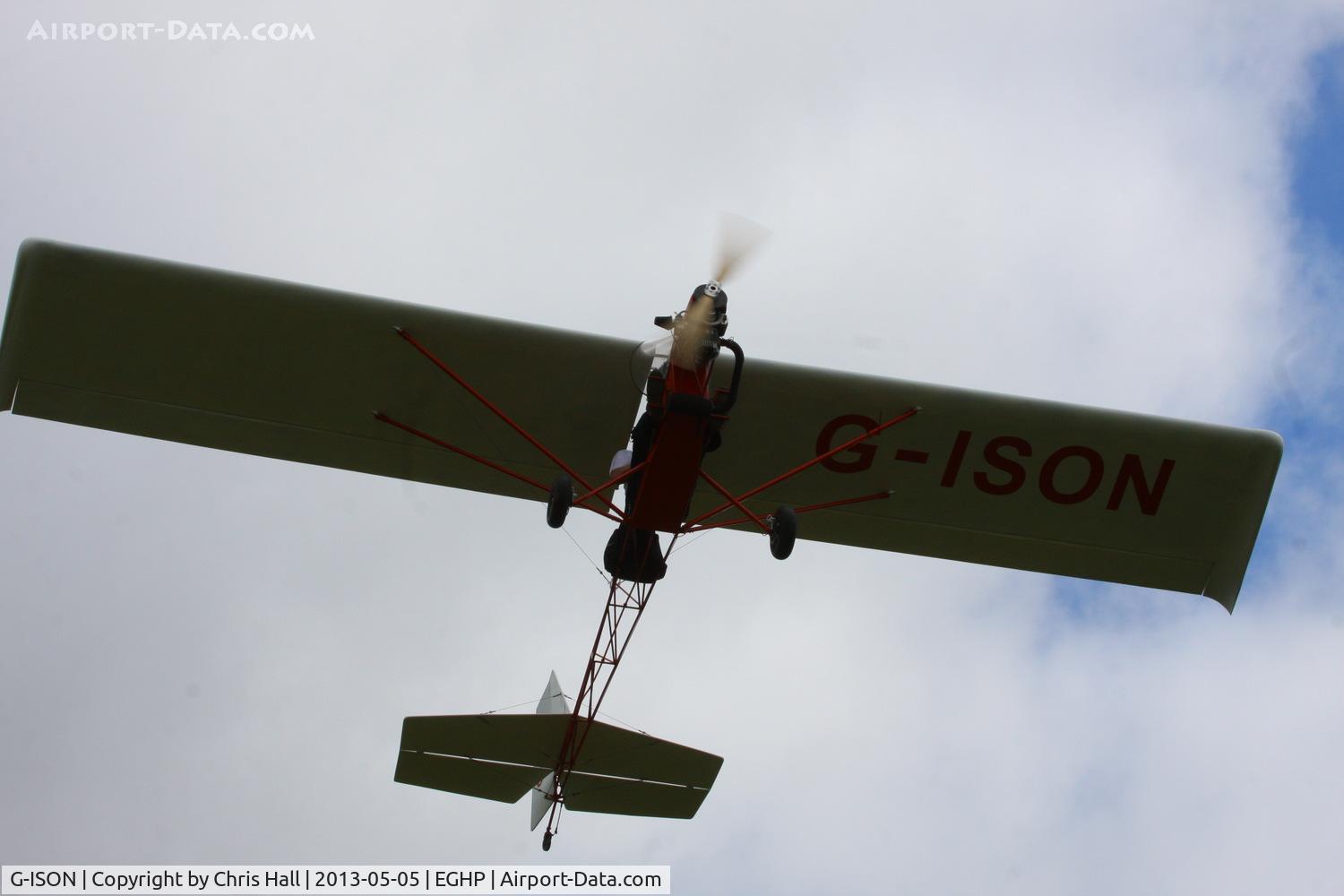 G-ISON, 2011 AirBikeUK Lite C/N 001, at the LAA Microlight Trade Fair, Popham