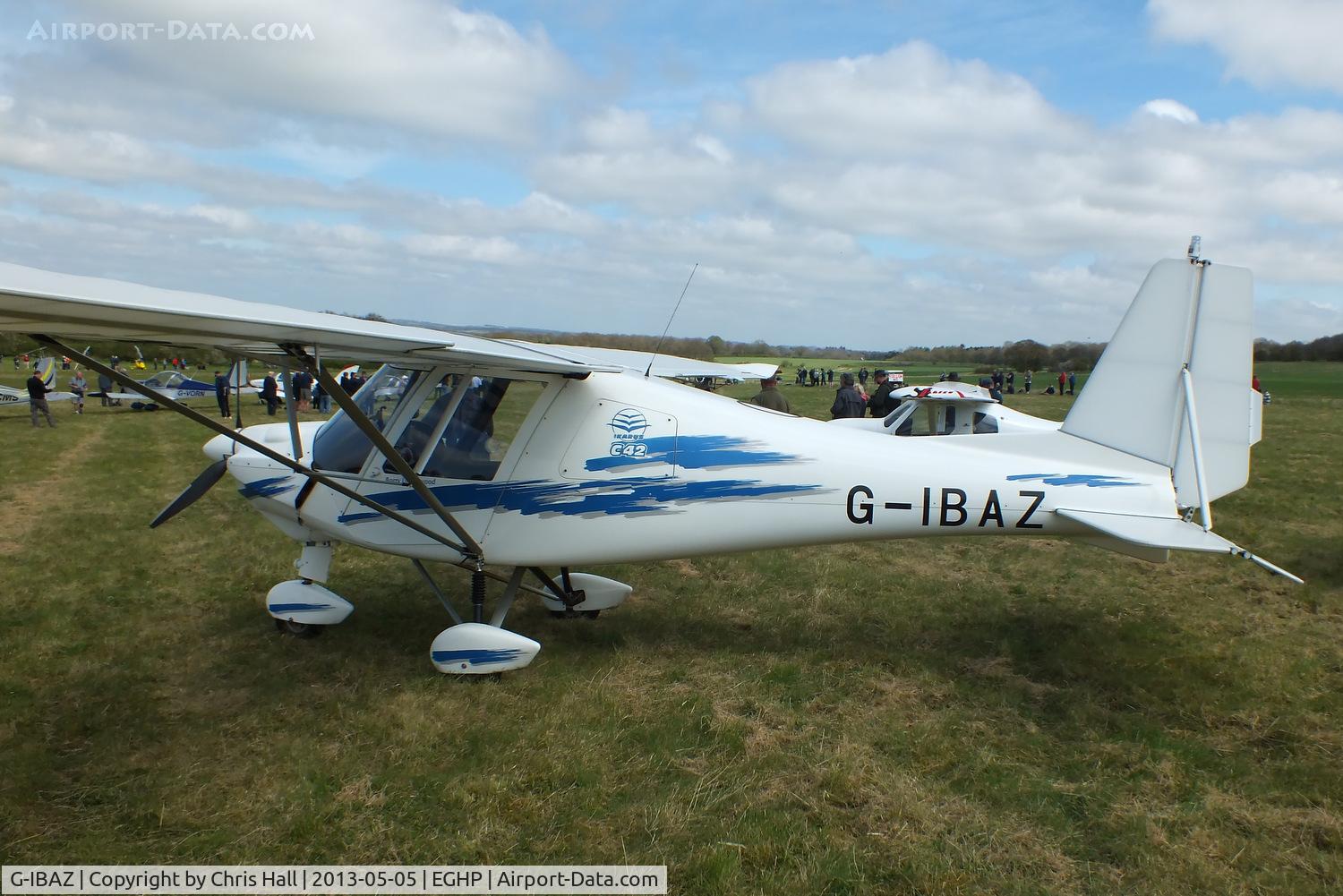G-IBAZ, 2004 Comco Ikarus C42 FB100 C/N 0409-6622, at the LAA Microlight Trade Fair, Popham
