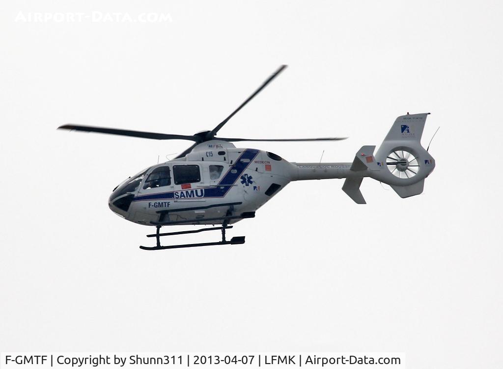 F-GMTF, 1997 Eurocopter EC-135T-1 C/N 0012, Passing over the Airport to the Hospital...