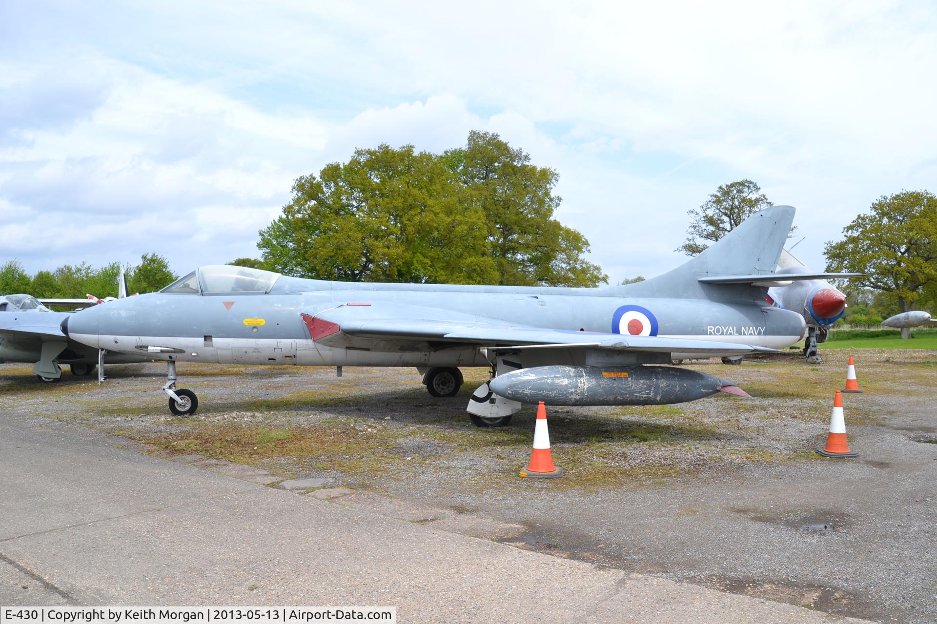E-430, 1958 Hawker Hunter F.51 C/N 41H-680289, Gatwick Aviation Museum