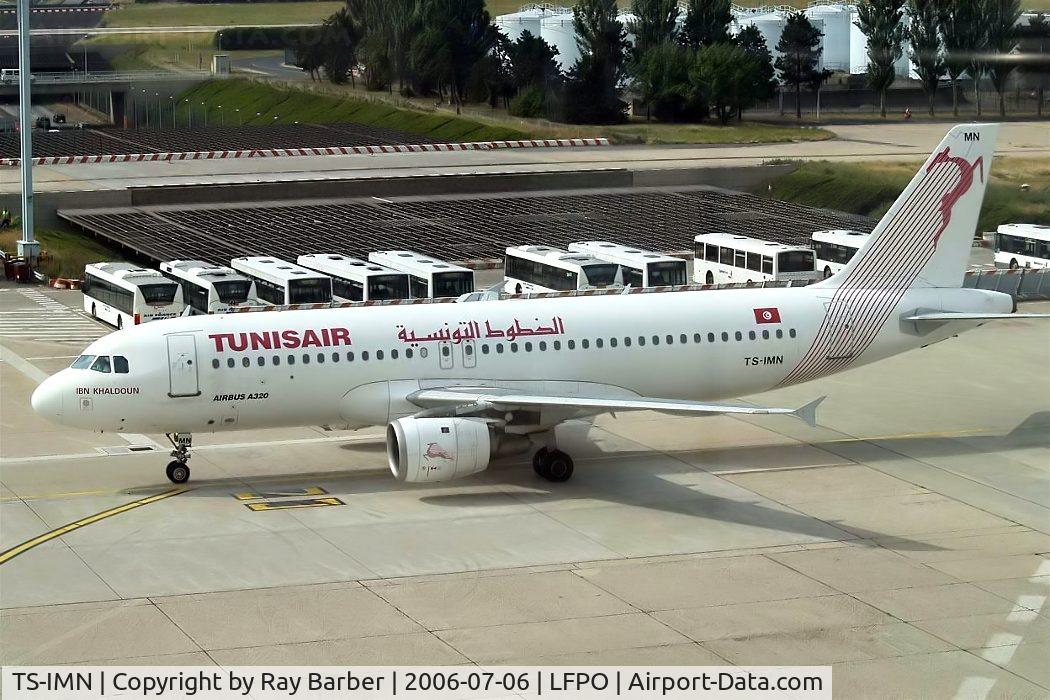 TS-IMN, 2000 Airbus A320-211 C/N 1187, Airbus A320-211 [1187] (Tunisair) Paris-Orly~F 06/07/2006