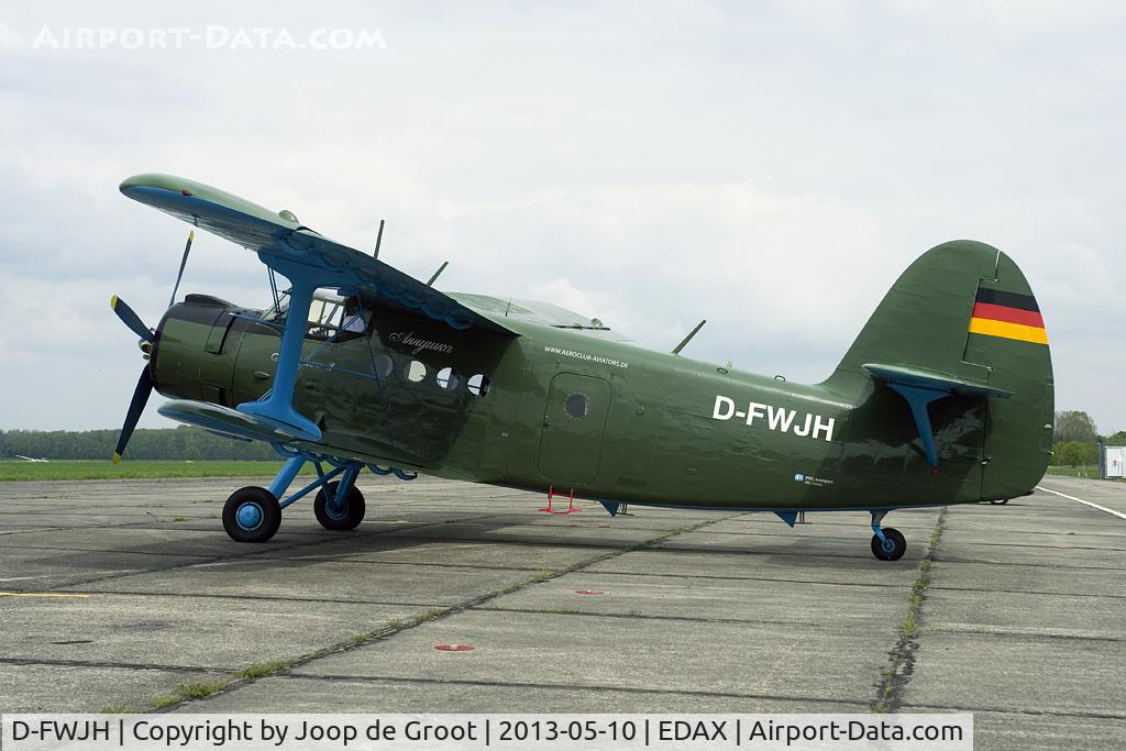 D-FWJH, Antonov An-2TD C/N 1G142-33, seen at Rechlin Lärz
