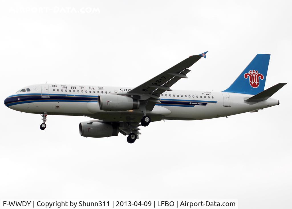 F-WWDY, 2013 Airbus A320-232 C/N 5602, C/n 5602 - To be B-9917