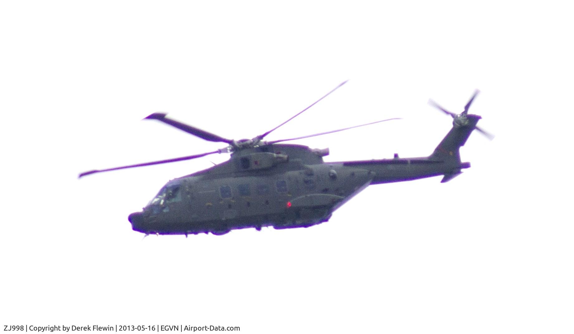 ZJ998, Westland Merlin HC.3A C/N 50148/512009/DEN09, Seen at  EGVN.