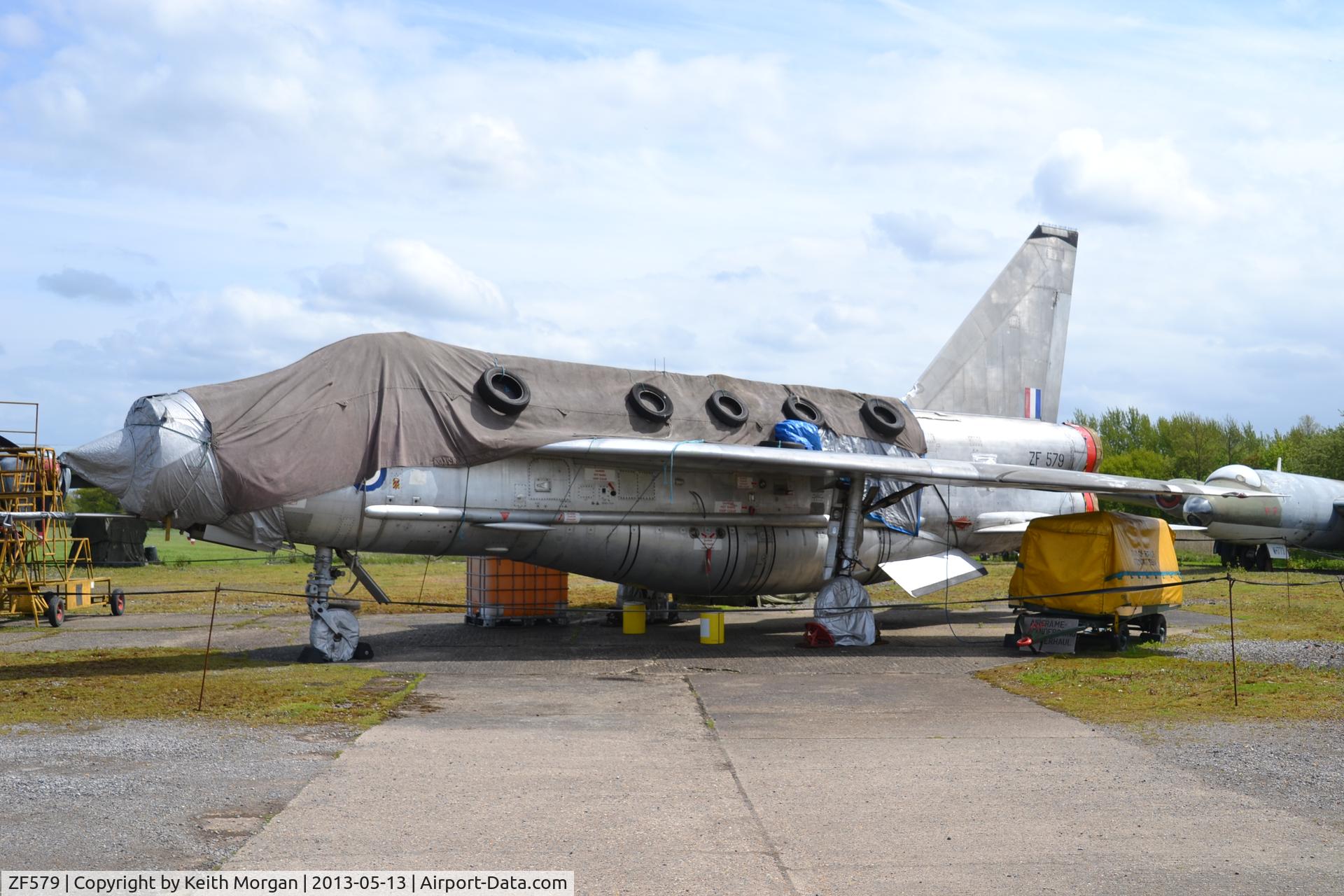 ZF579, 1968 English Electric Lightning F.53 C/N 95276, Lightning F.53 Gatwick Aviation Museum