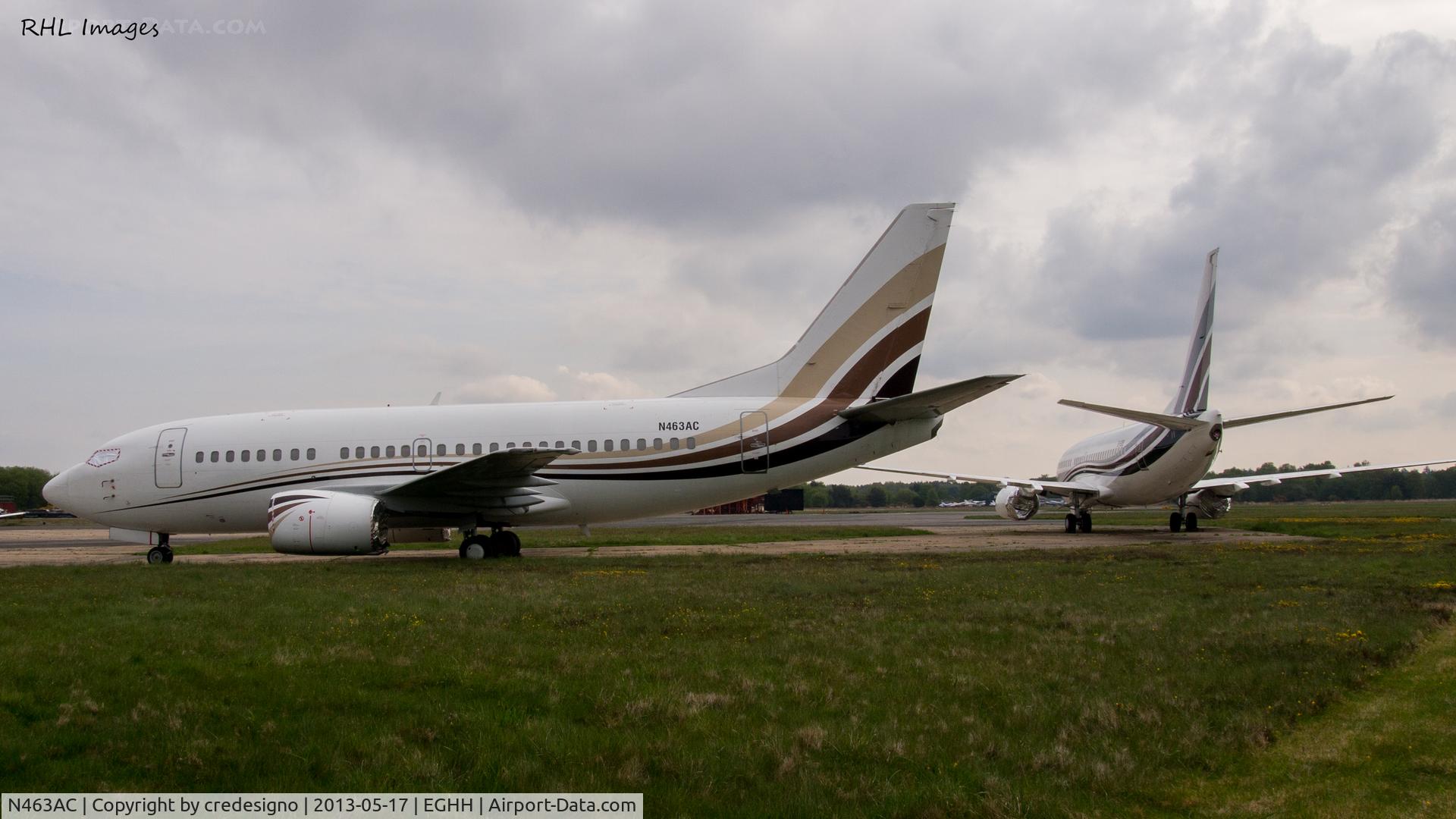 N463AC, 1995 Boeing 737-528 C/N 27425, One of many classic B737's in storage at Bournemouth