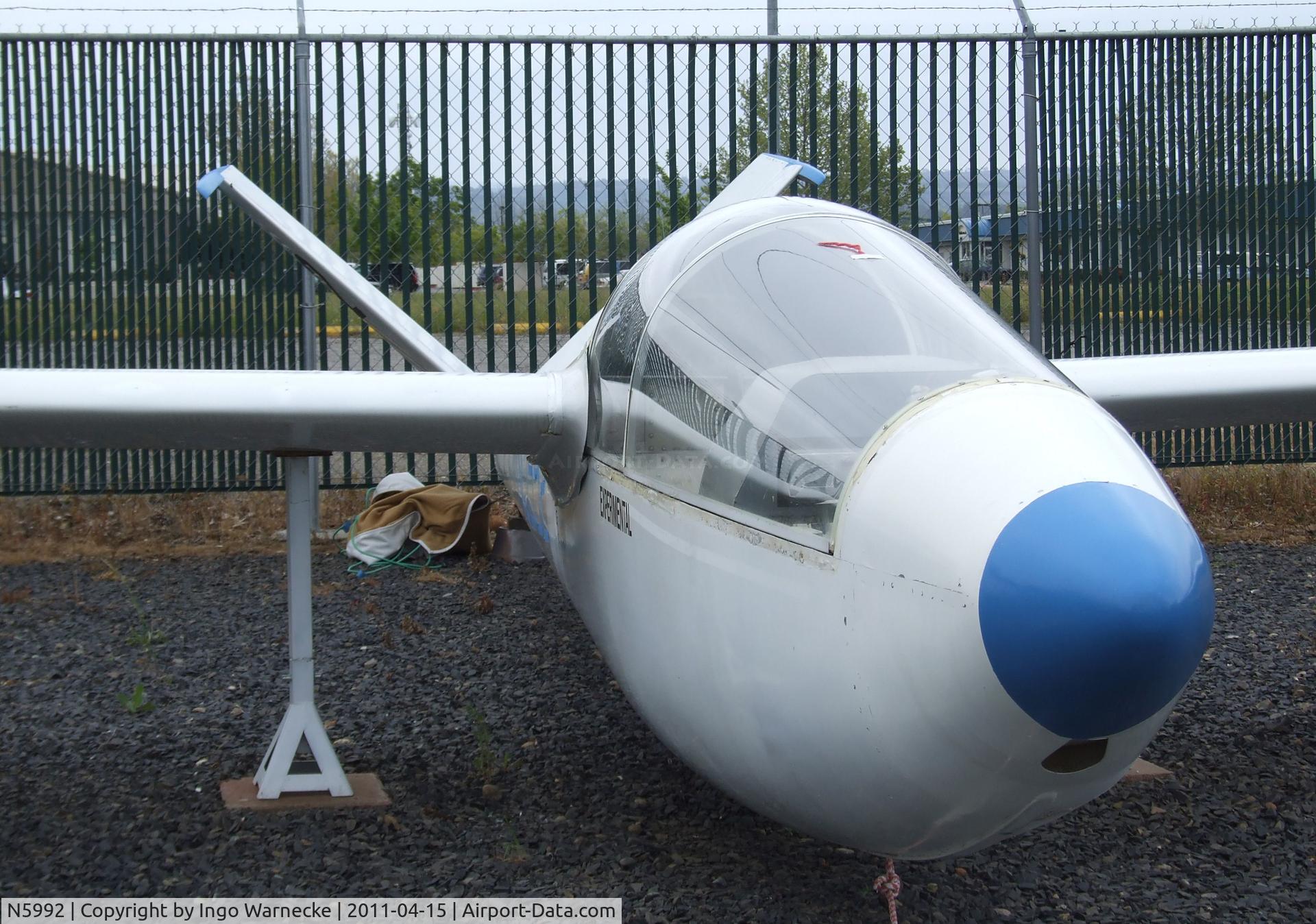 N5992, 1973 Vonhuene HP-11A C/N 46VH, Schreder (Vonhuene) HP-11A at the Chico Air Museum, Chico CA