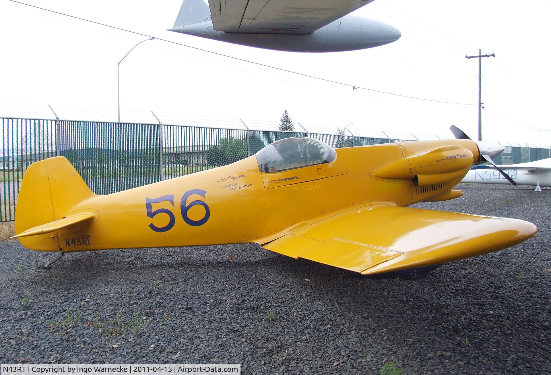 N43RT, Taylor JT-2 Titch C/N 563024236, Taylor (Bailey/Todd) Titch at the Chico Air Museum, Chico CA