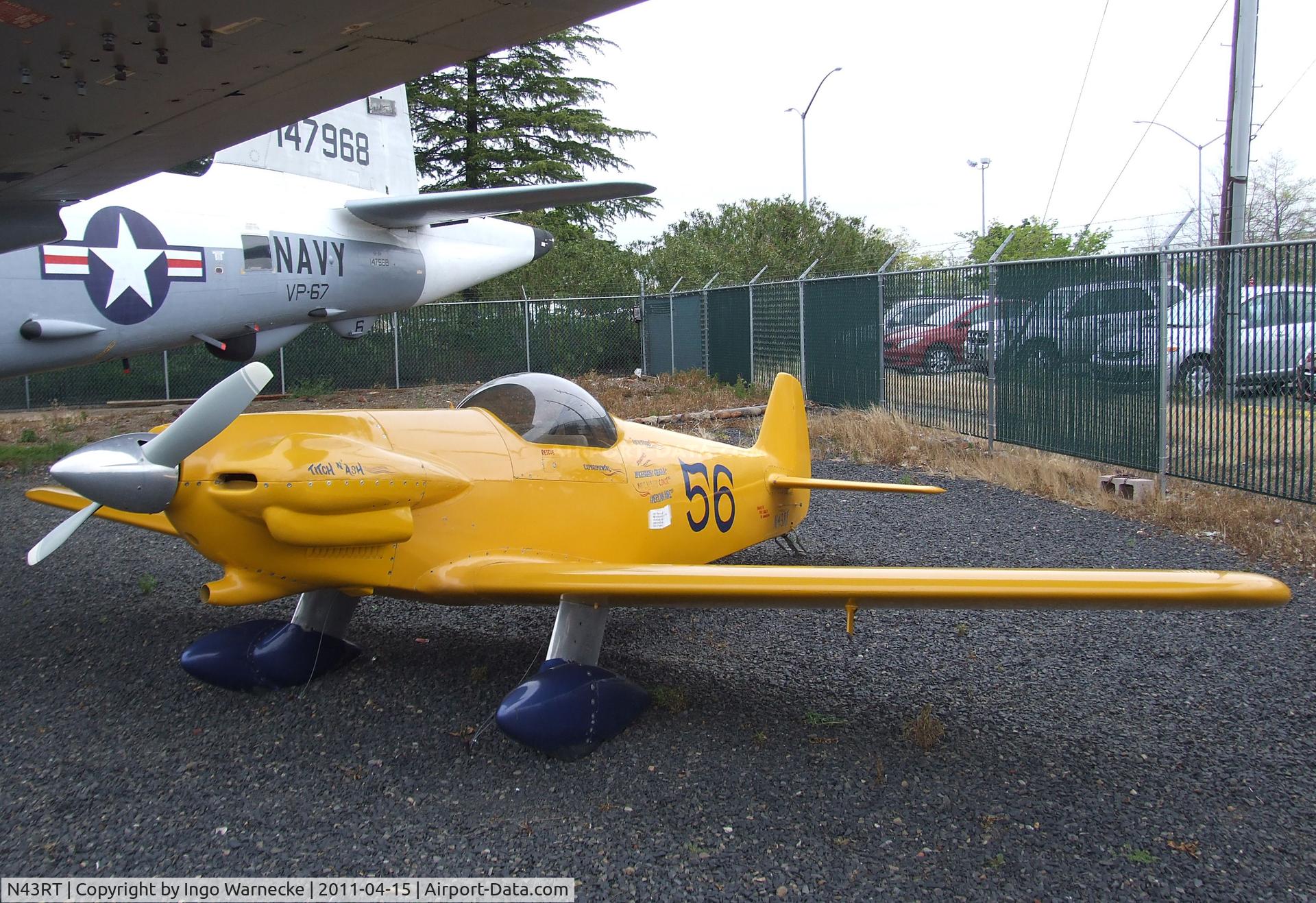 N43RT, Taylor JT-2 Titch C/N 563024236, Taylor (Bailey/Todd) Titch at the Chico Air Museum, Chico CA