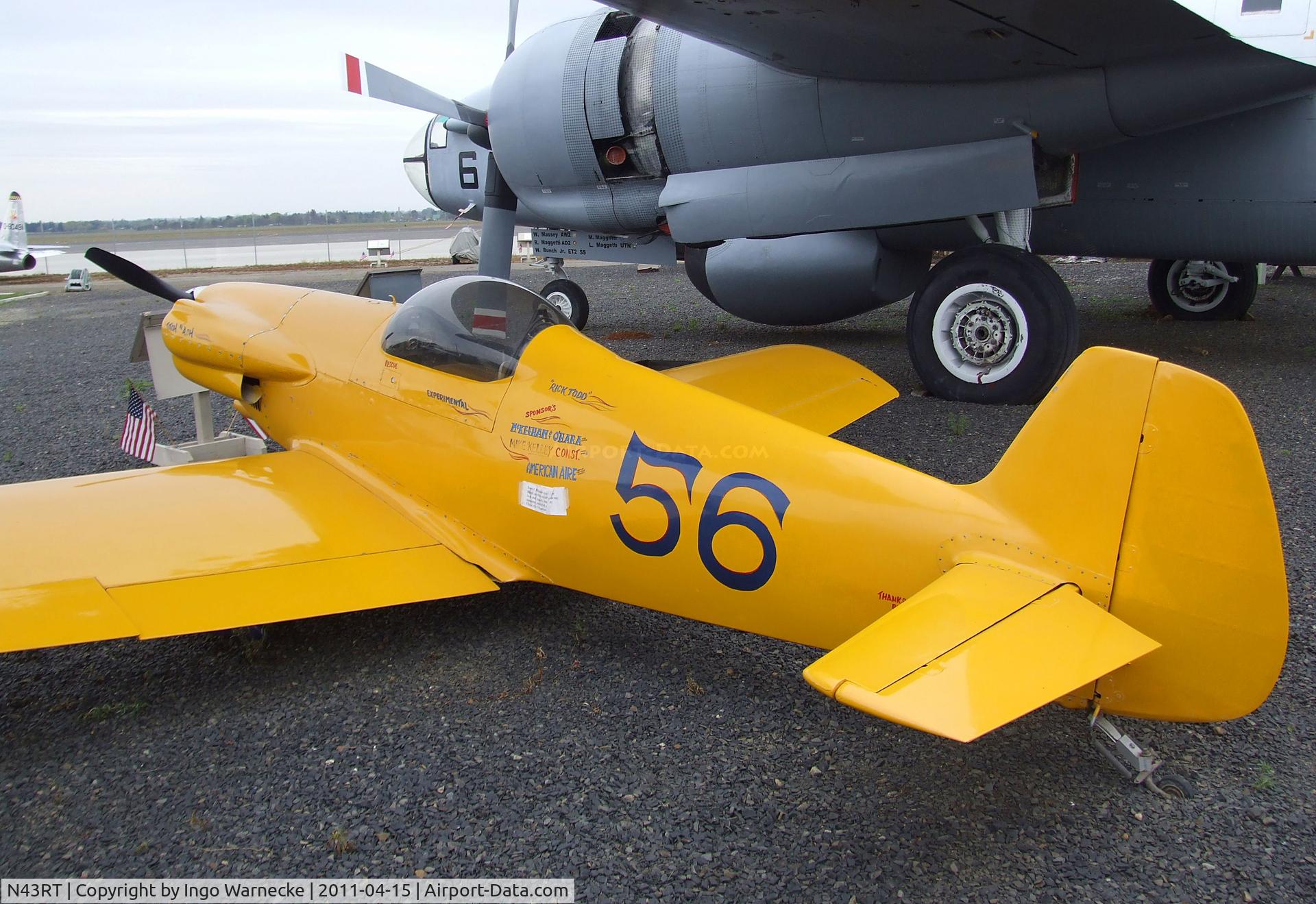 N43RT, Taylor JT-2 Titch C/N 563024236, Taylor (Bailey/Todd) Titch at the Chico Air Museum, Chico CA