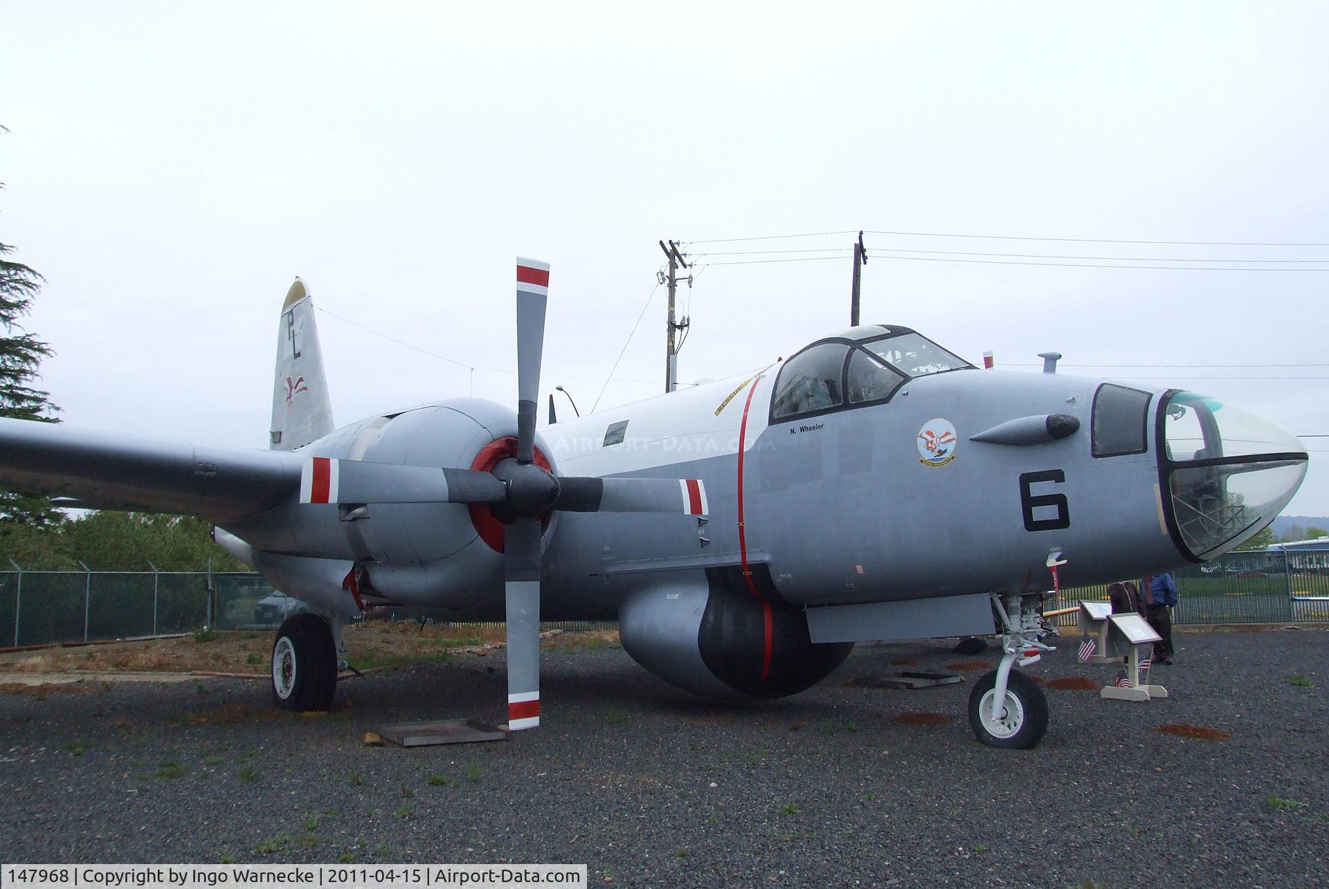 147968, 1960 Lockheed SP-2H (P2V-7S) Neptune C/N 726-7218, Lockheed SP-2H Neptune at the Chico Air Museum, Chico CA