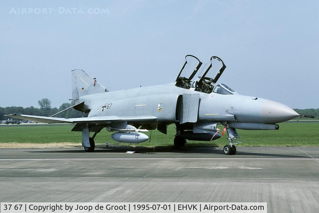 37 67, 1972 McDonnell Douglas F-4F Phantom II C/N 4512, Volkel open house 1995