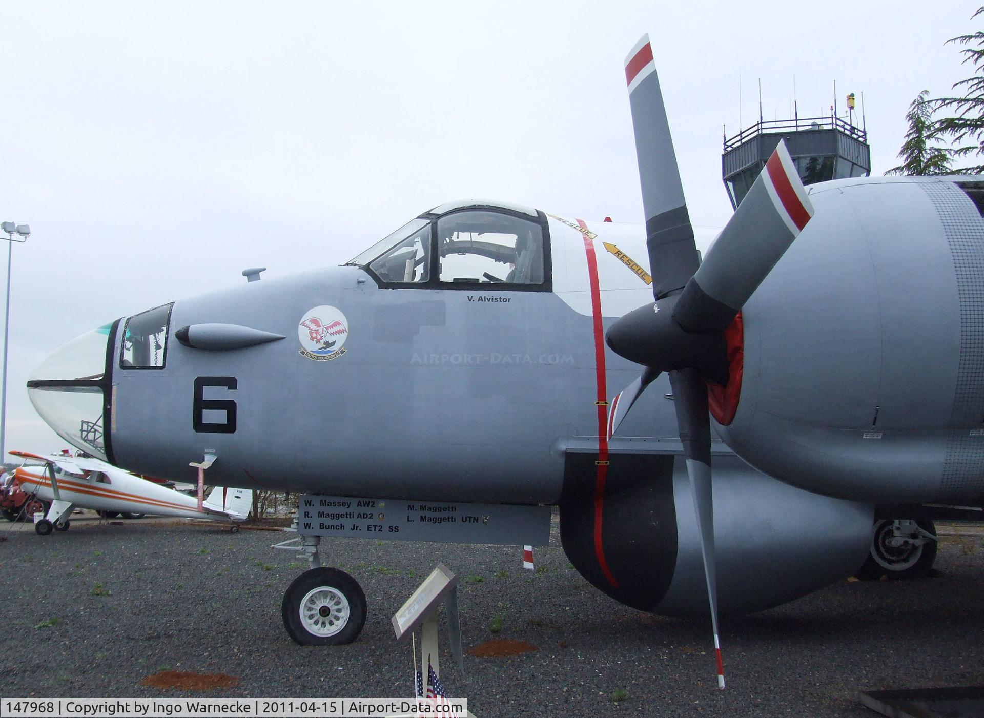 147968, 1960 Lockheed SP-2H (P2V-7S) Neptune C/N 726-7218, Lockheed SP-2H Neptune at the Chico Air Museum, Chico CA