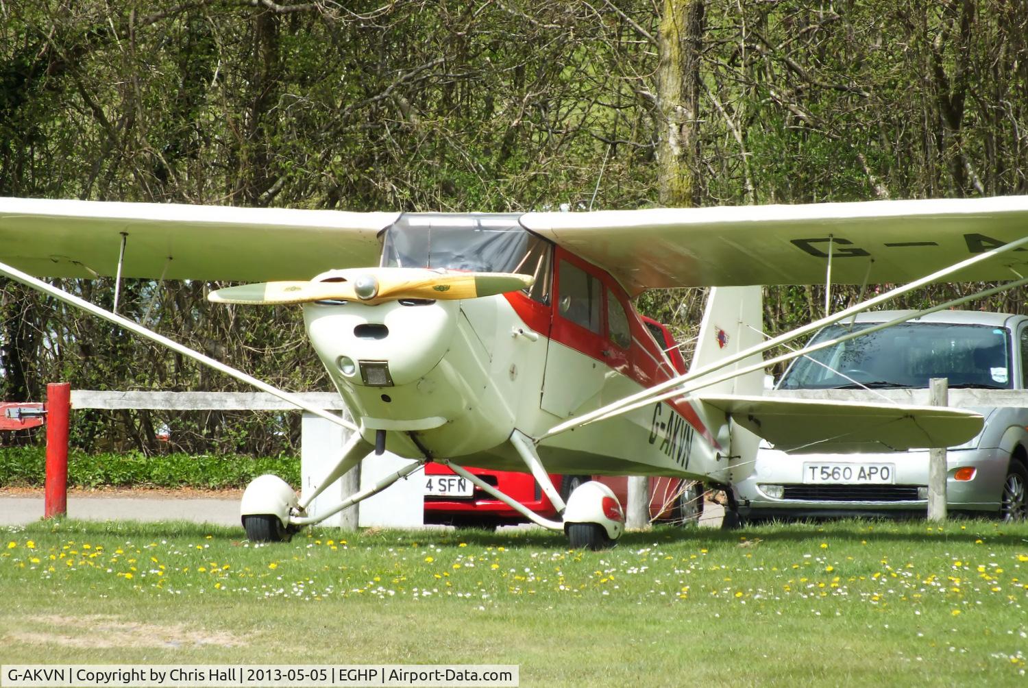 G-AKVN, 1946 Aeronca 11AC Chief Chief C/N 11AC-469, at the LAA Microlight Trade Fair, Popham