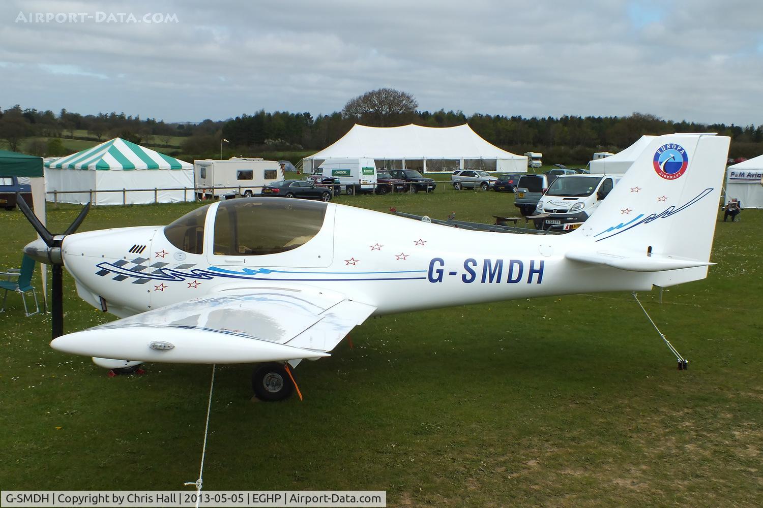G-SMDH, 2006 Europa XS Tri-Gear C/N PFA 247-13367, at the LAA Microlight Trade Fair, Popham