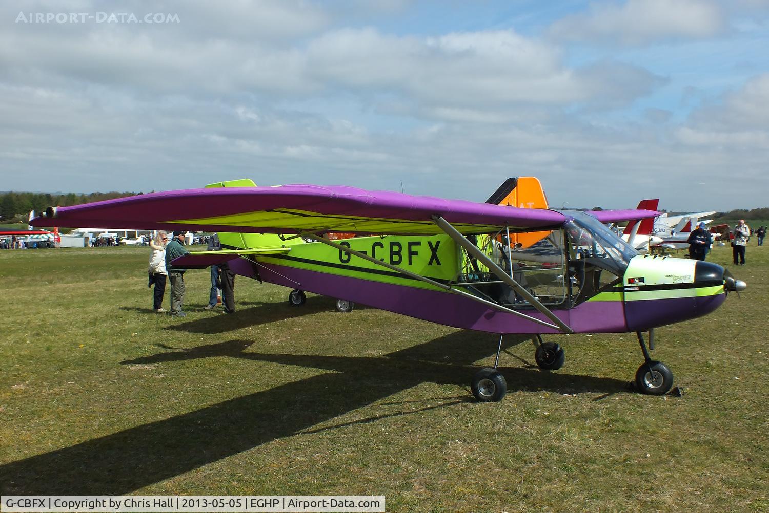 G-CBFX, 2002 Rans S-6ES Coyote II C/N PFA 204-13820, at the LAA Microlight Trade Fair, Popham