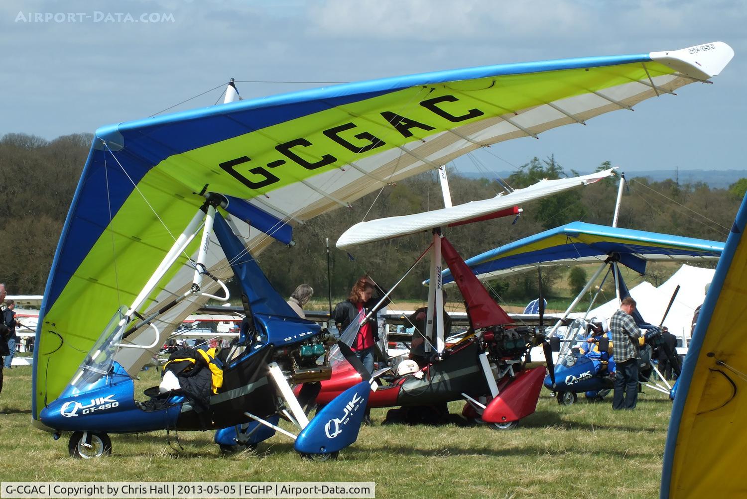G-CGAC, 2009 P&M Aviation Quik GT450 C/N 8455, at the LAA Microlight Trade Fair, Popham