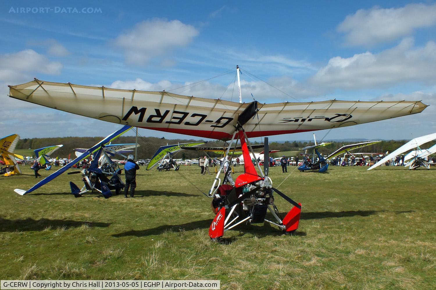 G-CERW, 2007 Mainair Pegasus Quik 912S C/N 8294, at the LAA Microlight Trade Fair, Popham