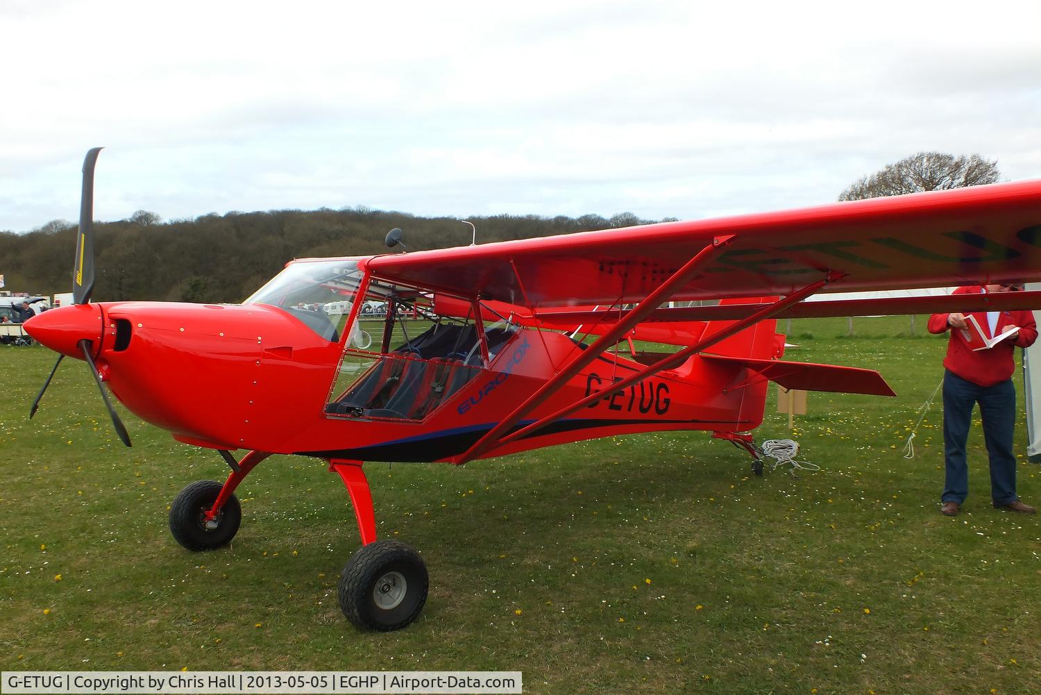G-ETUG, 2012 Aeropro Eurofox 912(S) C/N LAA 376-15147, at the LAA Microlight Trade Fair, Popham