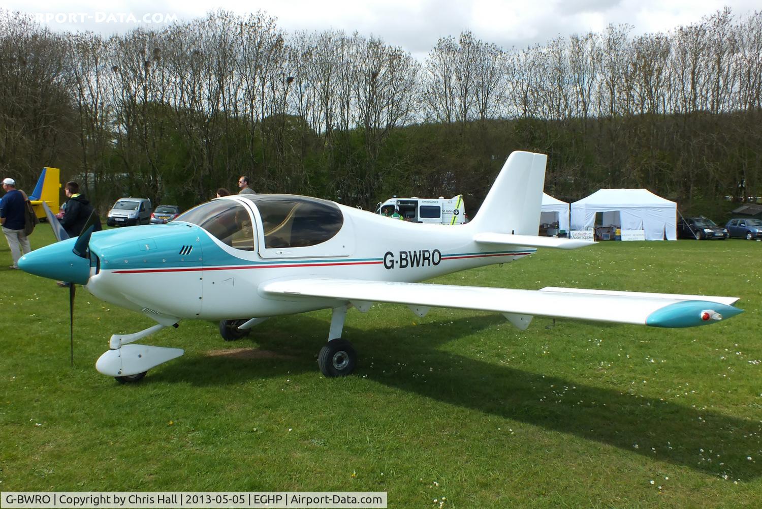 G-BWRO, 1997 Europa Tri-Gear C/N PFA 247-12849, at the LAA Microlight Trade Fair, Popham