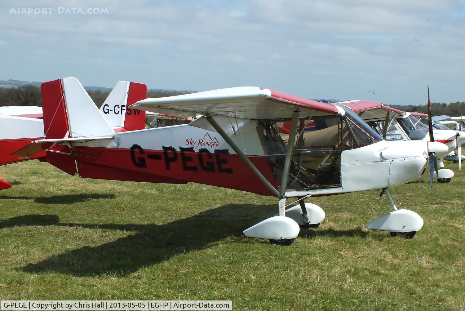 G-PEGE, 2006 Skyranger 912(2) C/N BMAA/HB/479, at the LAA Microlight Trade Fair, Popham