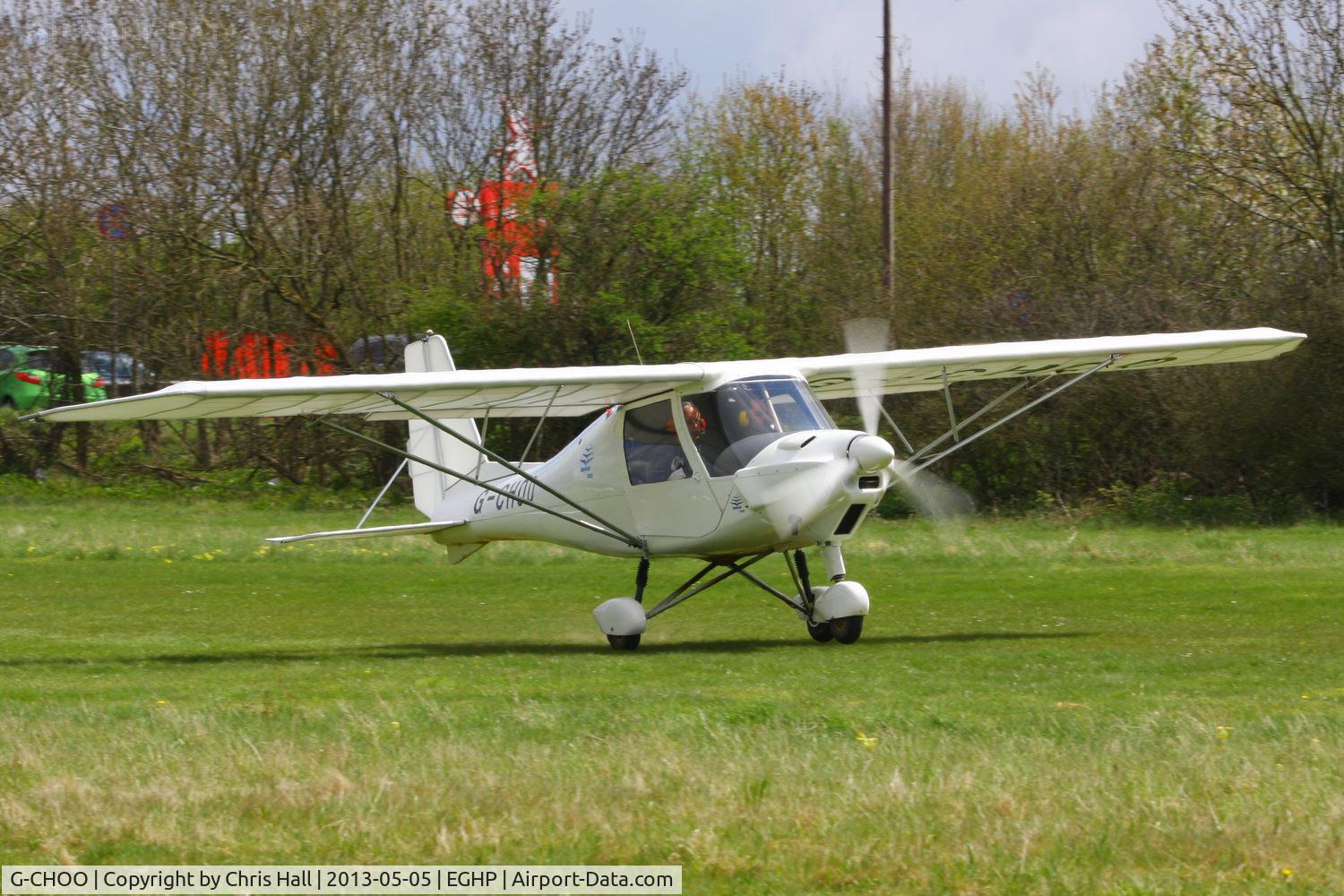 G-CHOO, 2012 Comco Ikarus C42 FB80 C/N 1205-7204, at the LAA Microlight Trade Fair, Popham