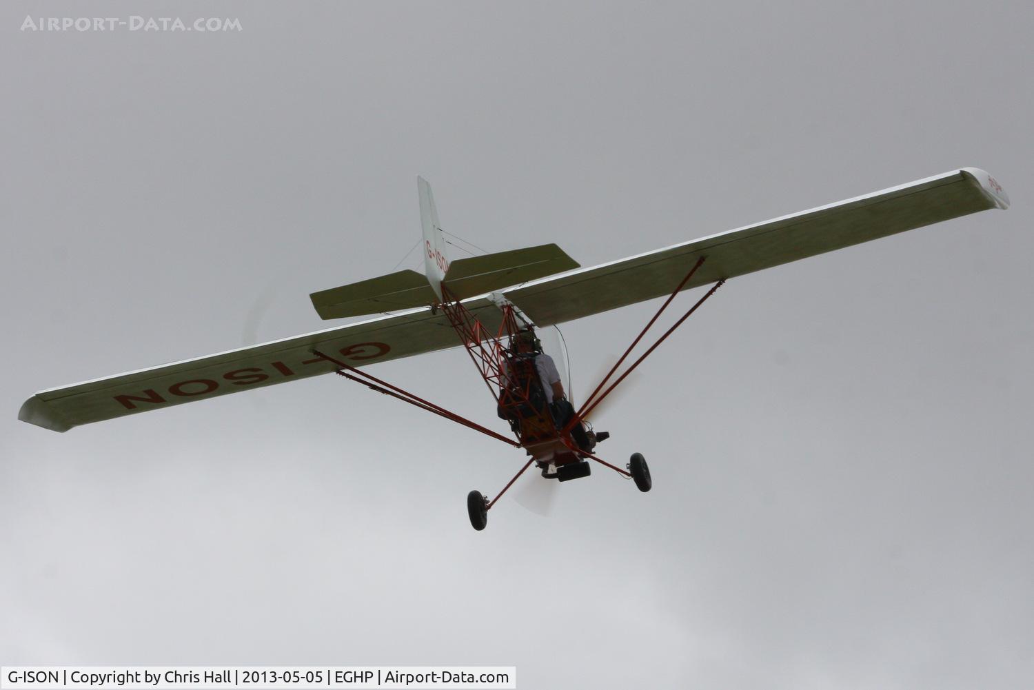 G-ISON, 2011 AirBikeUK Lite C/N 001, at the LAA Microlight Trade Fair, Popham
