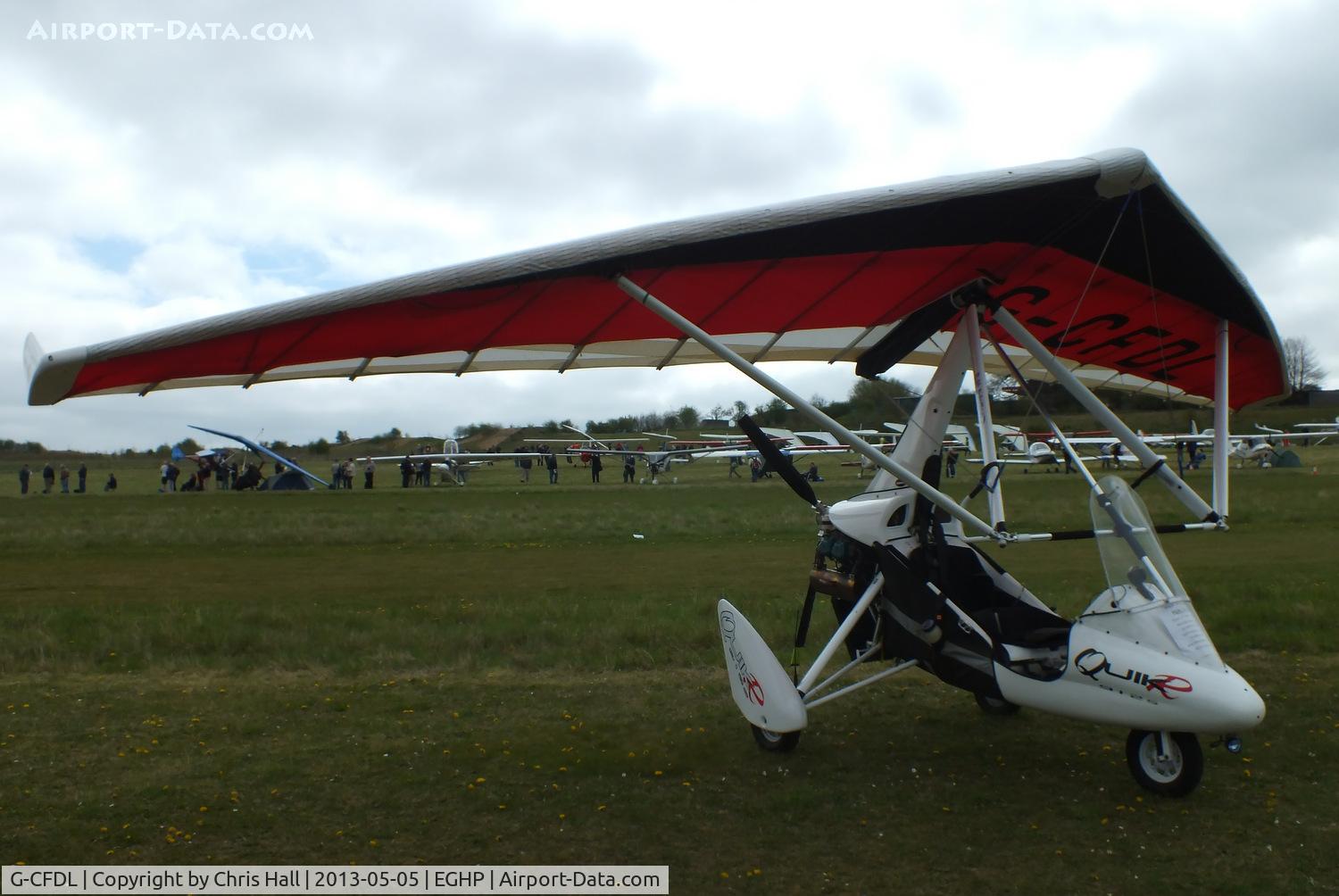 G-CFDL, 2008 Mainair Quikr C/N 8370, at the LAA Microlight Trade Fair, Popham