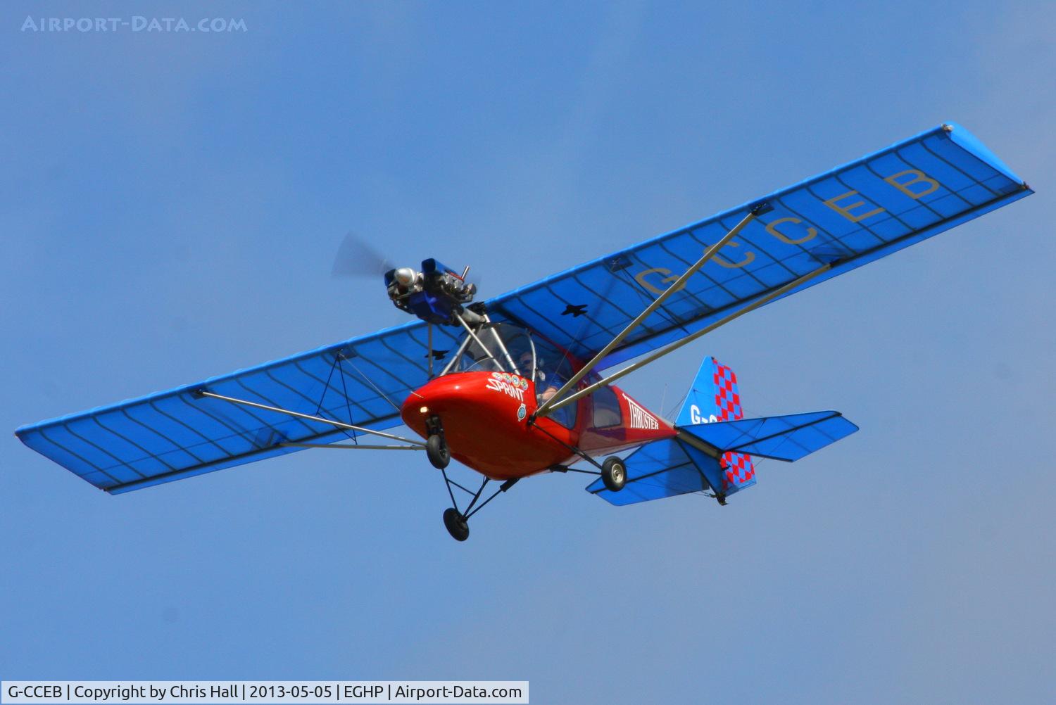 G-CCEB, 2003 Thruster T600N 450 C/N 0035-T600N-085, at the LAA Microlight Trade Fair, Popham
