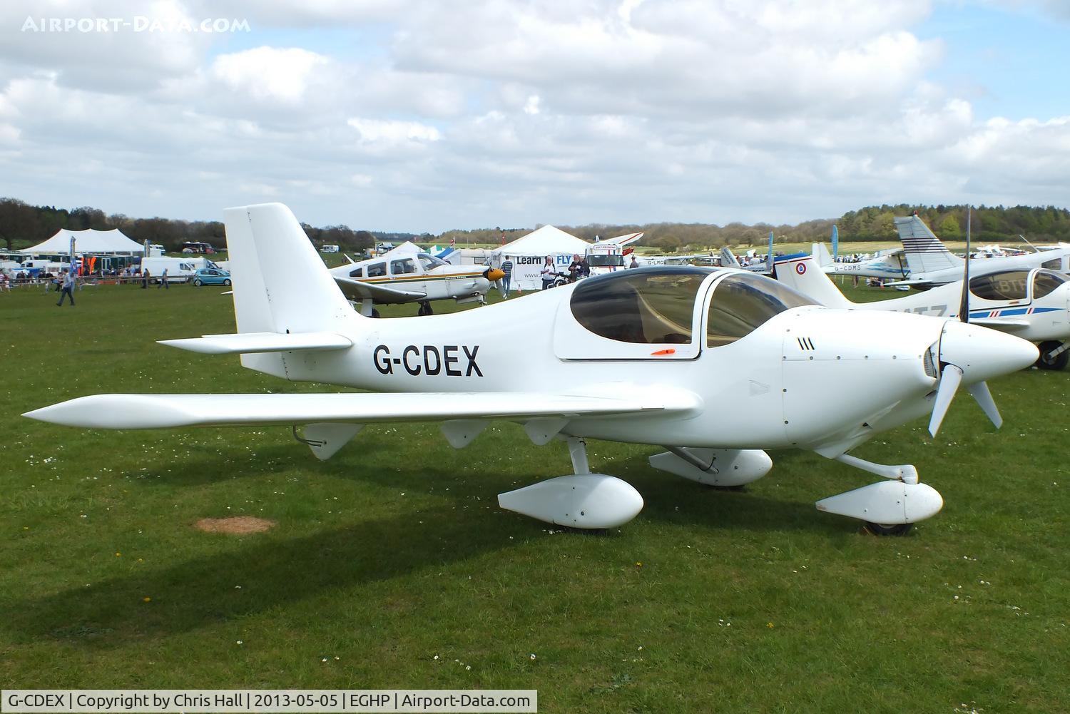 G-CDEX, 2004 Europa Tri Gear C/N PFA 247-12507, at the LAA Microlight Trade Fair, Popham