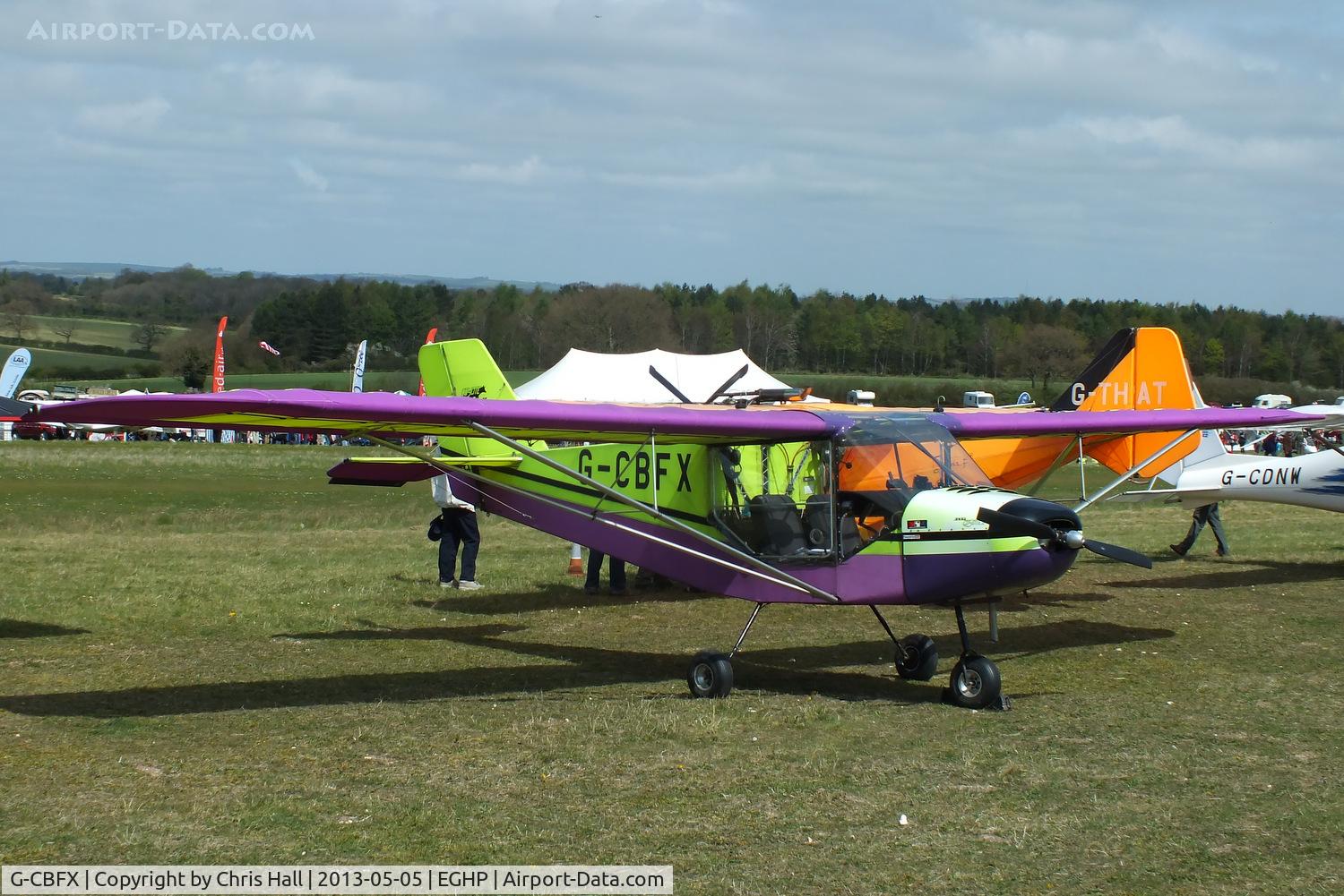 G-CBFX, 2002 Rans S-6ES Coyote II C/N PFA 204-13820, at the LAA Microlight Trade Fair, Popham