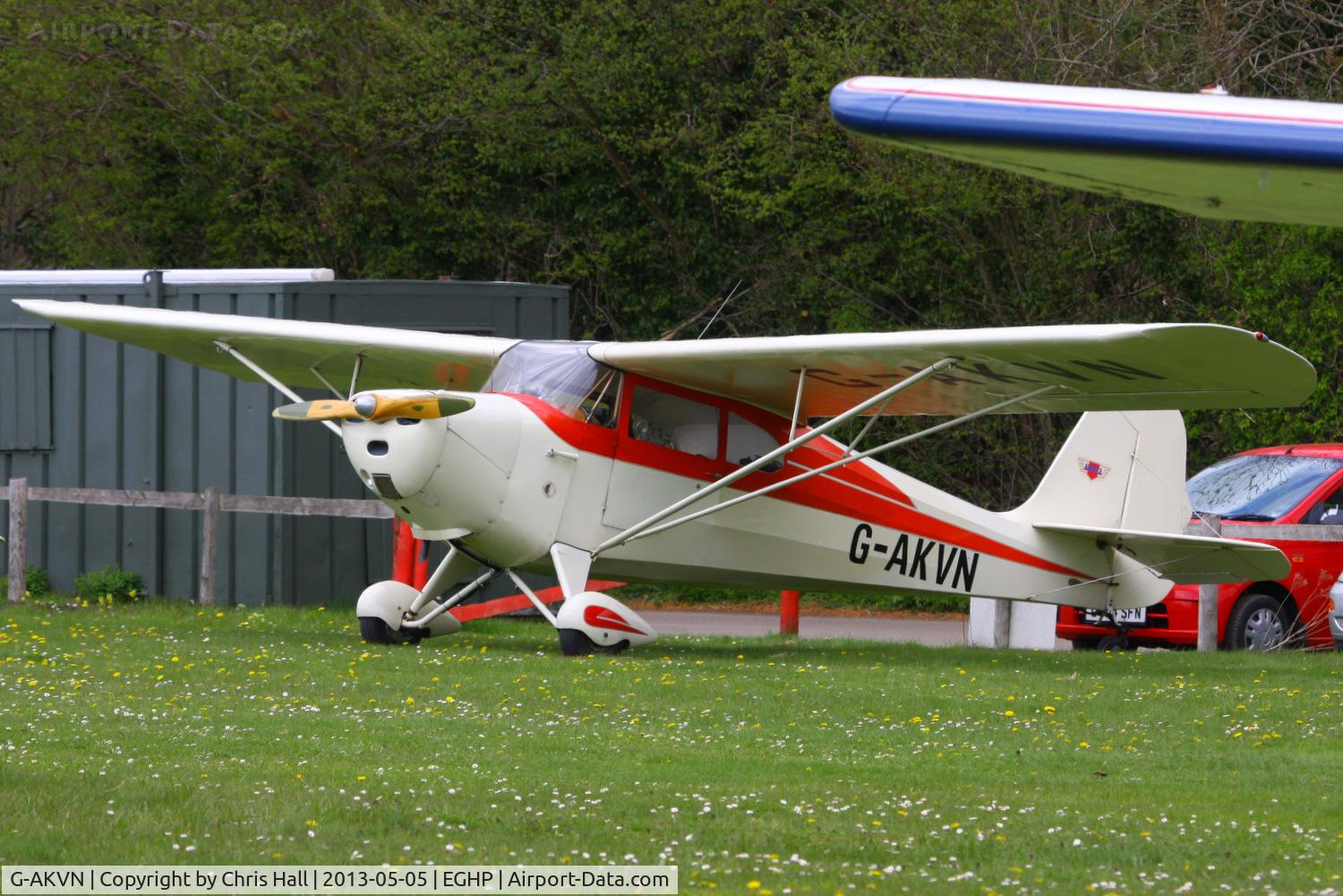 G-AKVN, 1946 Aeronca 11AC Chief Chief C/N 11AC-469, at the LAA Microlight Trade Fair, Popham