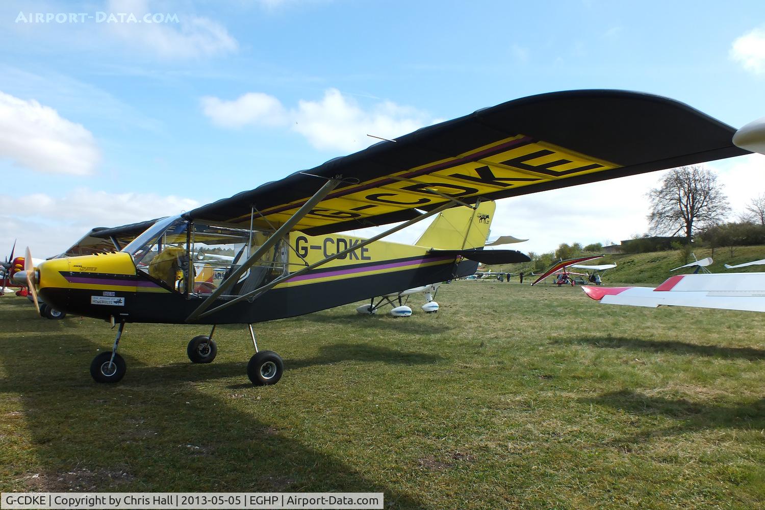 G-CDKE, 2005 Rans S-6ES Coyote II C/N PFA 204-14119, at the LAA Microlight Trade Fair, Popham