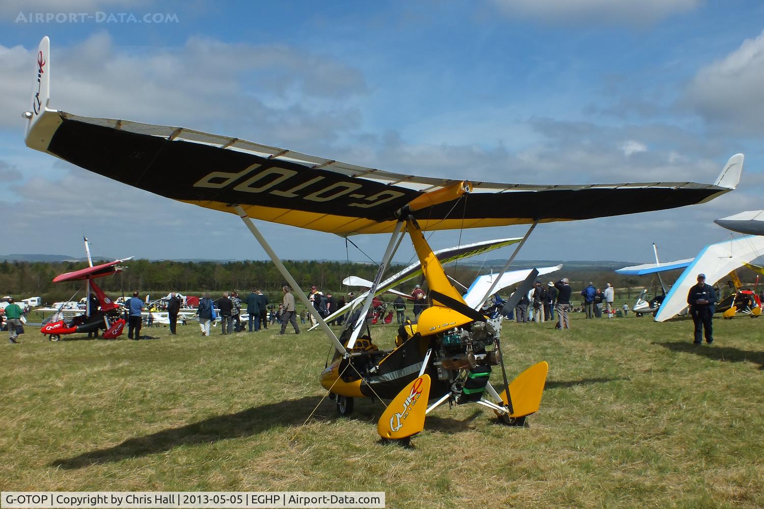 G-OTOP, 2009 P&M Aviation QuikR C/N 8471, at the LAA Microlight Trade Fair, Popham