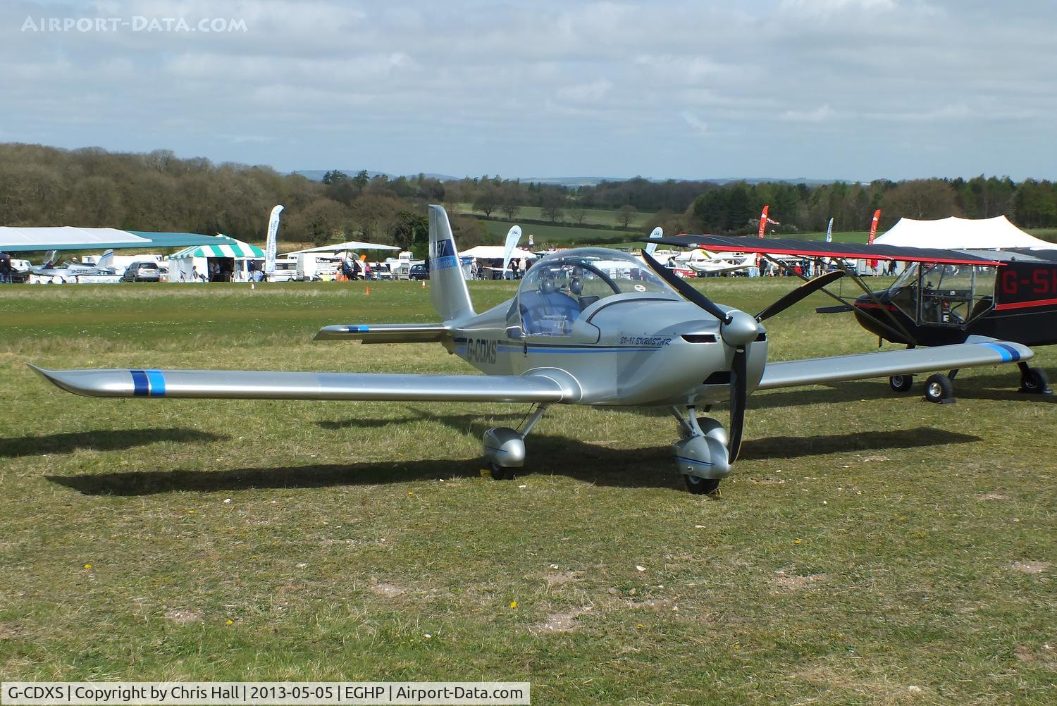 G-CDXS, 2006 Cosmik EV-97 TeamEurostar UK C/N 2627, at the LAA Microlight Trade Fair, Popham