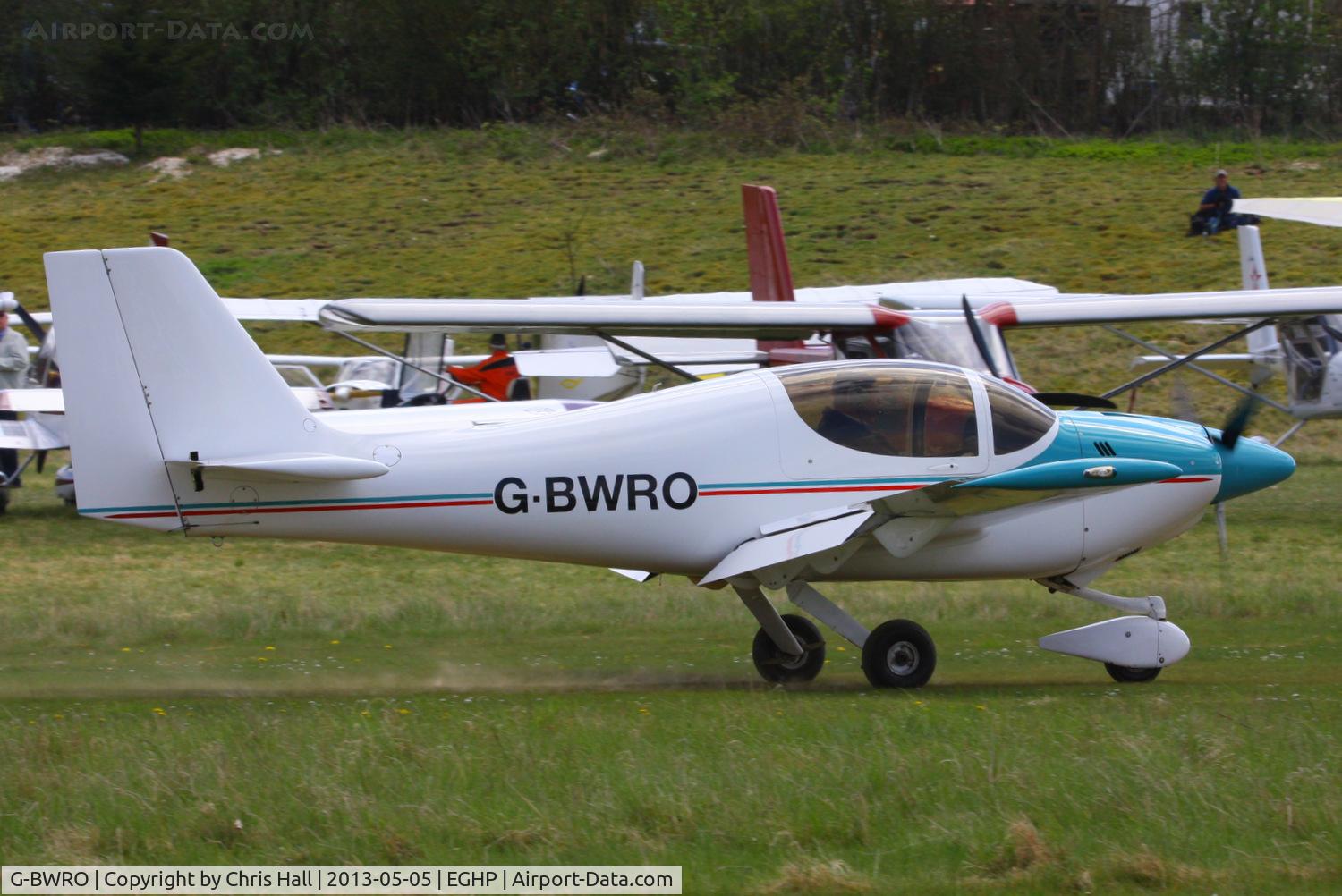 G-BWRO, 1997 Europa Tri-Gear C/N PFA 247-12849, at the LAA Microlight Trade Fair, Popham