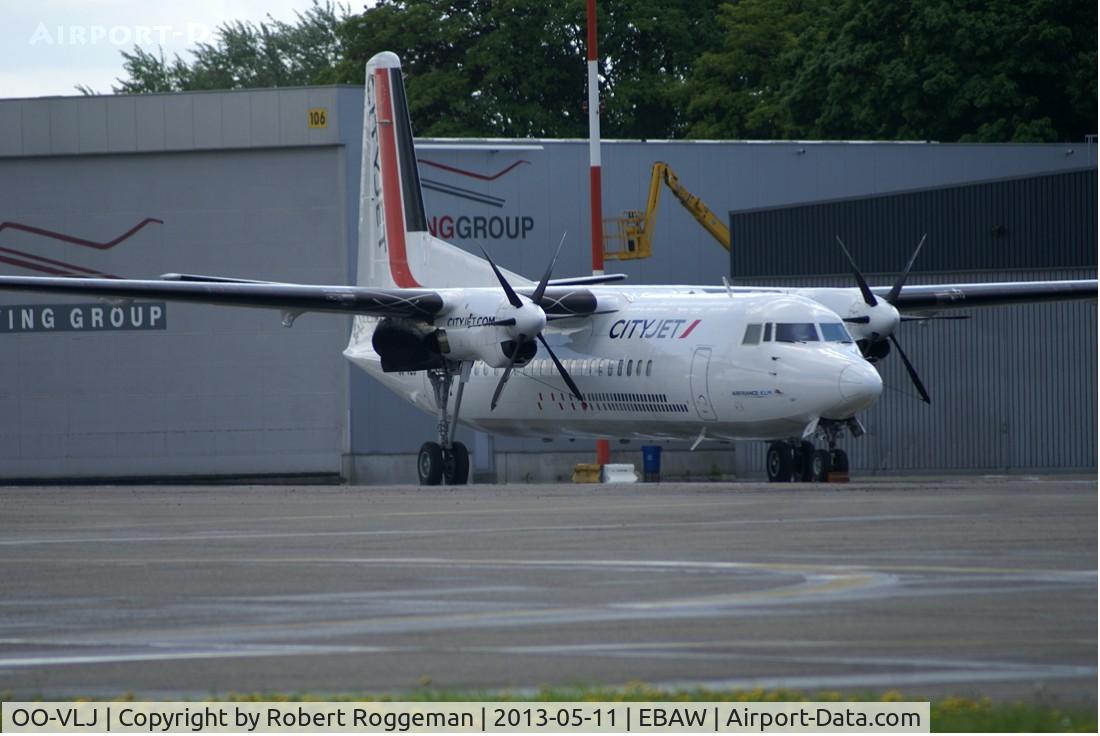 OO-VLJ, 1987 Fokker 50 C/N 20105, CITYJET.Air France KLM on nose.