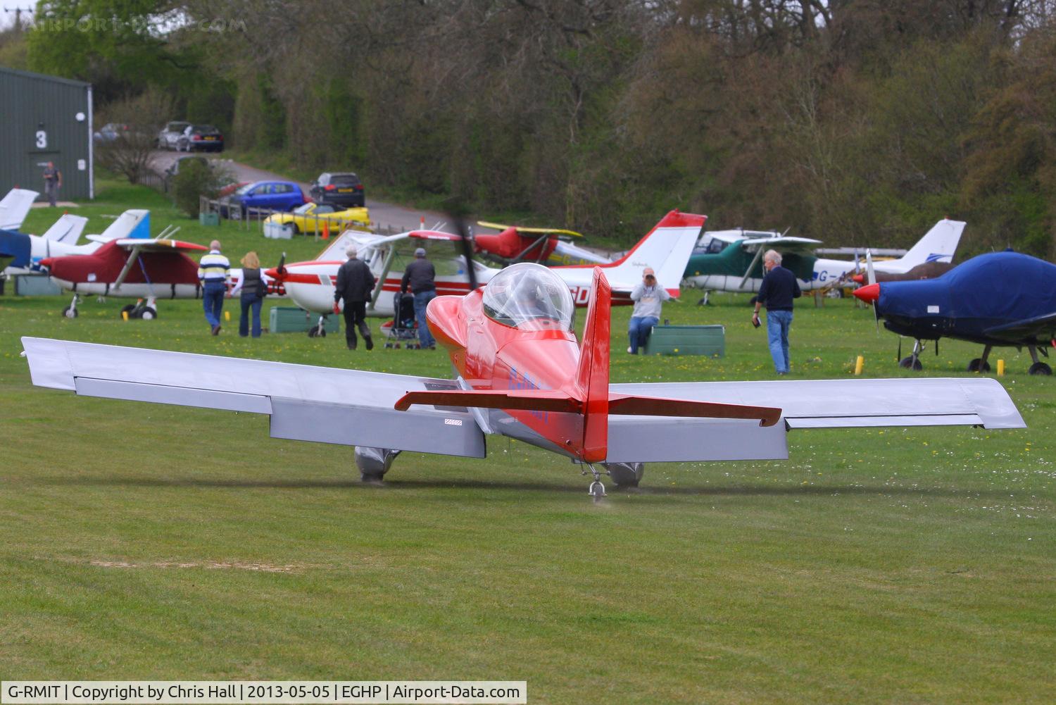 G-RMIT, 1999 Vans RV-4 C/N PFA 181-12207, at the LAA Microlight Trade Fair, Popham