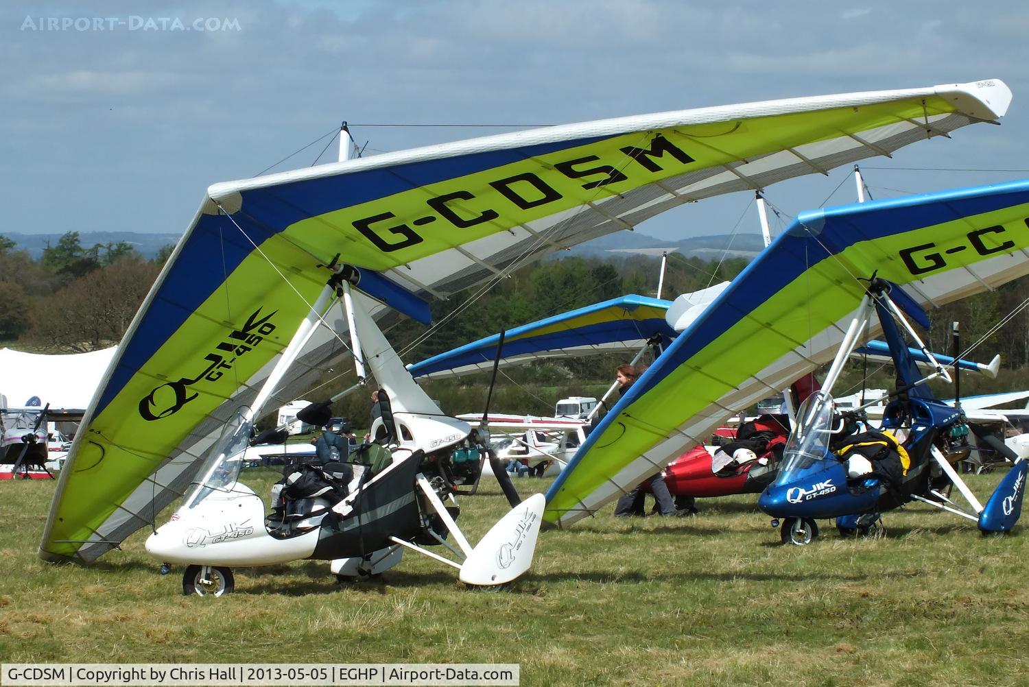 G-CDSM, 2005 P&M Aviation Quik GT450 C/N 8146, at the LAA Microlight Trade Fair, Popham