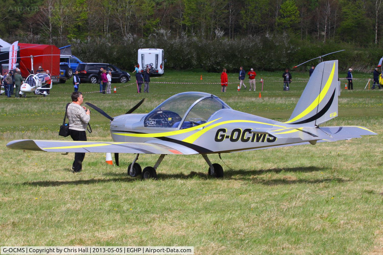 G-OCMS, 2010 Cosmik EV-97 TeamEurostar UK C/N 3718, at the LAA Microlight Trade Fair, Popham