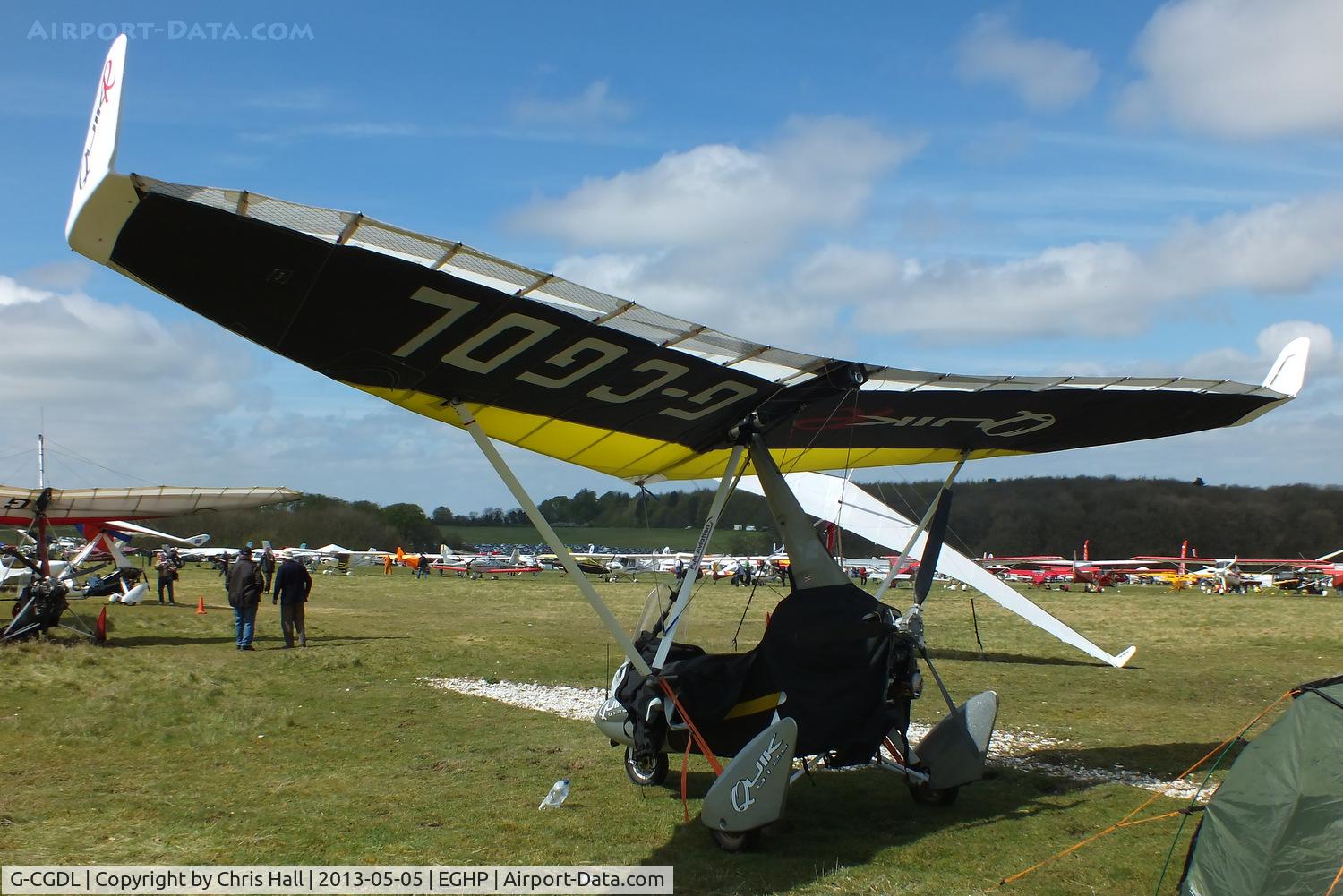 G-CGDL, 2009 Pegasus Quik 912S C/N 8470, at the LAA Microlight Trade Fair, Popham