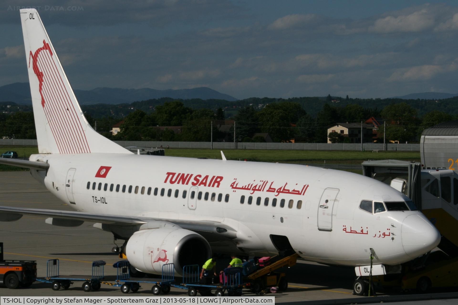 TS-IOL, 1999 Boeing 737-6H3 C/N 29497, Tuis Air B.737-600 @GRZ
1st charter-flight to Enfidha in 2013
