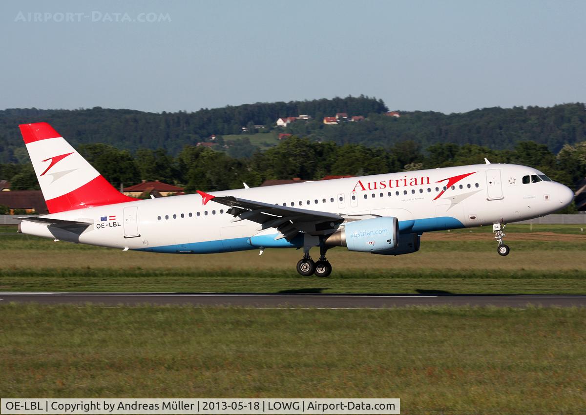 OE-LBL, 2003 Airbus A320-214 C/N 2009, Charter from Heraklion.