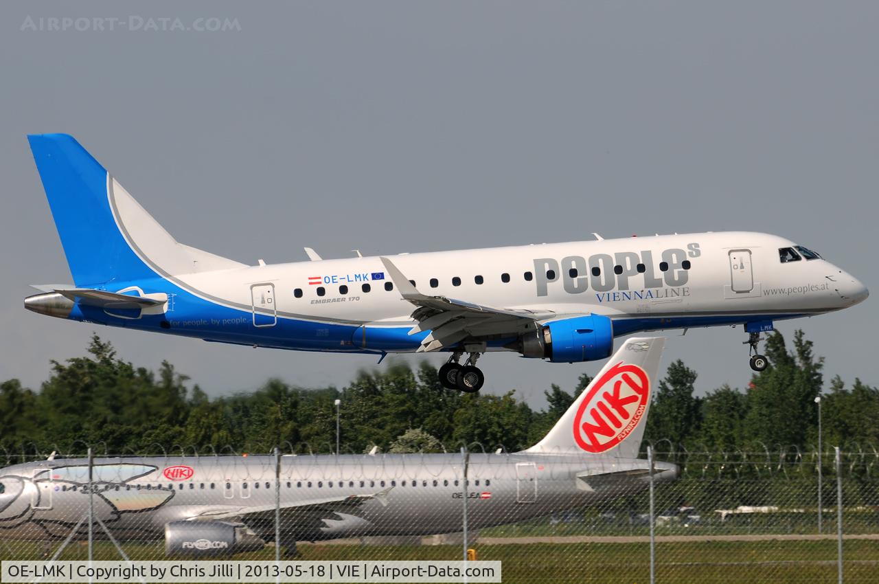 OE-LMK, 2006 Embraer 170LR (ERJ-170-100LR) C/N 17000150, People's Viennaline