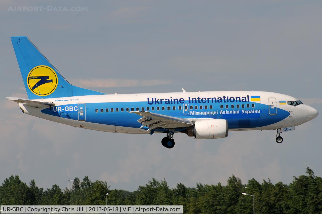 UR-GBC, 1997 Boeing 737-5L9 C/N 28722, Ukraine International
