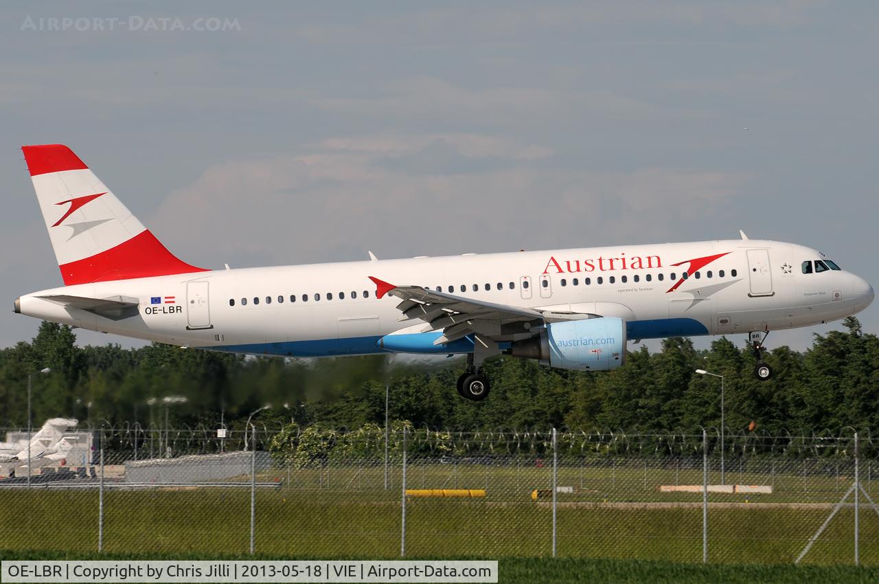 OE-LBR, 2000 Airbus A320-214 C/N 1150, Austrian Airlines