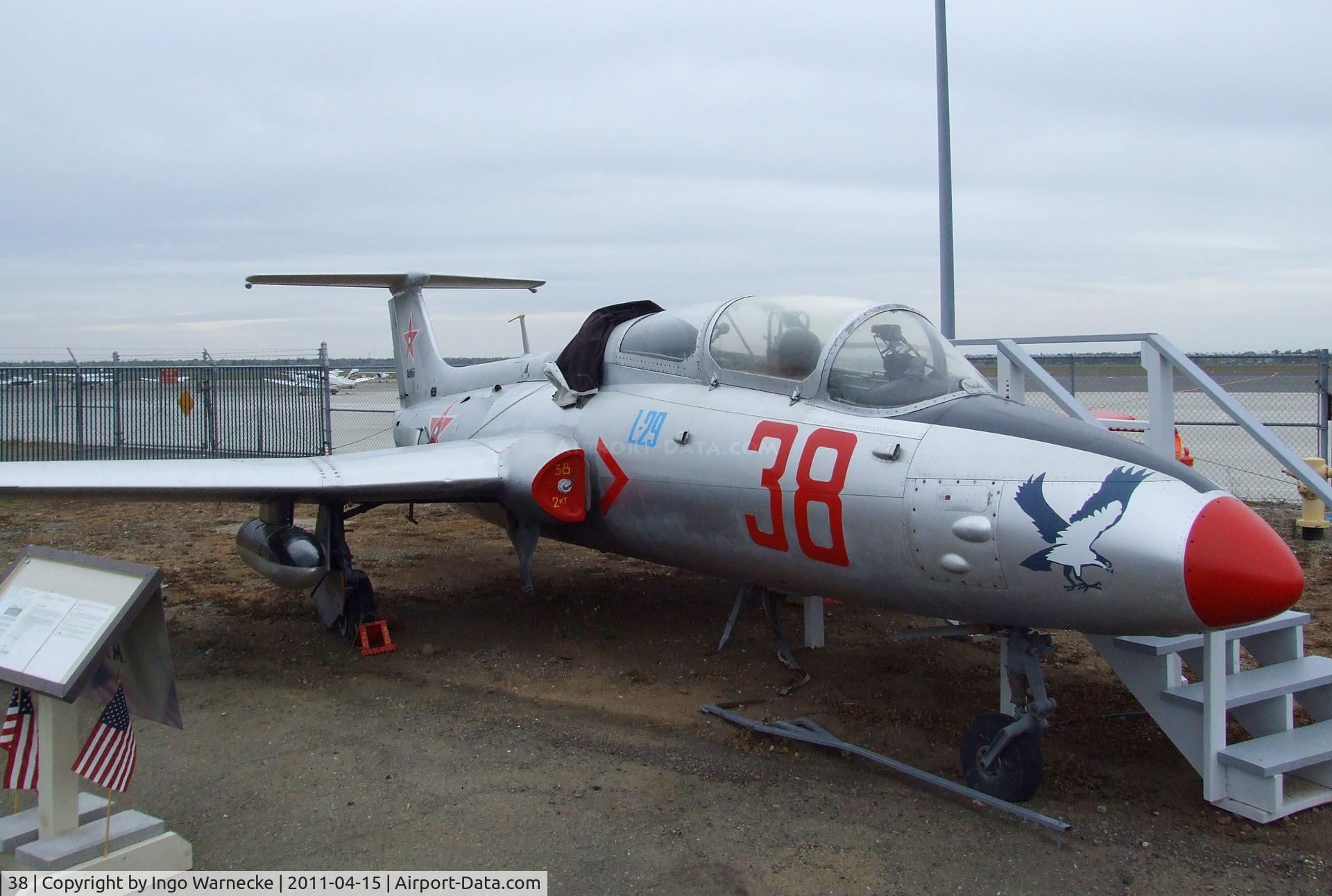 38, Aero L-29 Delfin C/N Not found 38, Aero L-29 Delfin MAYA at the Chico Air Museum, Chico CA
