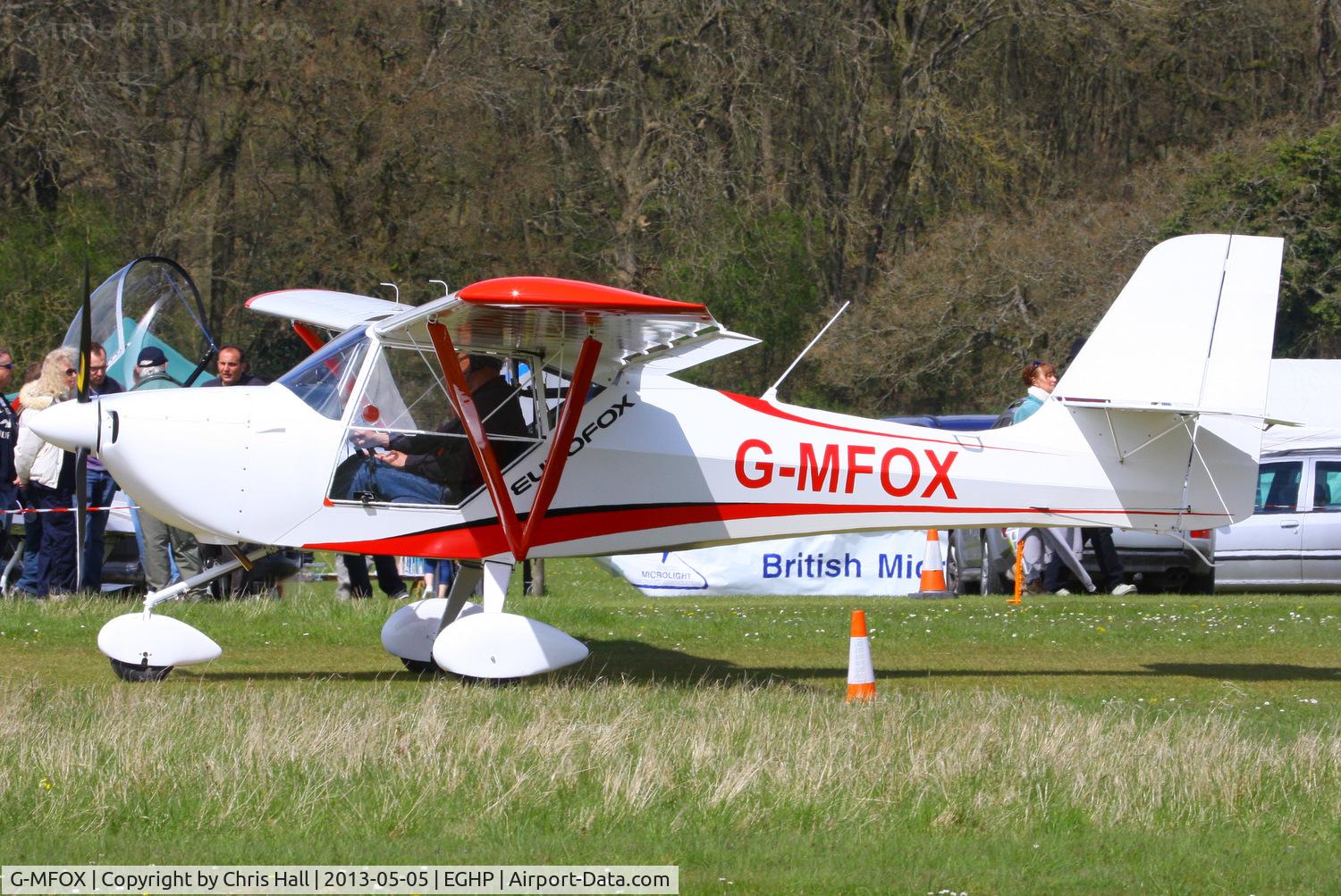 G-MFOX, 2012 Aeropro Eurofox 912(1) C/N BMAA/HB/630, at the LAA Microlight Trade Fair, Popham