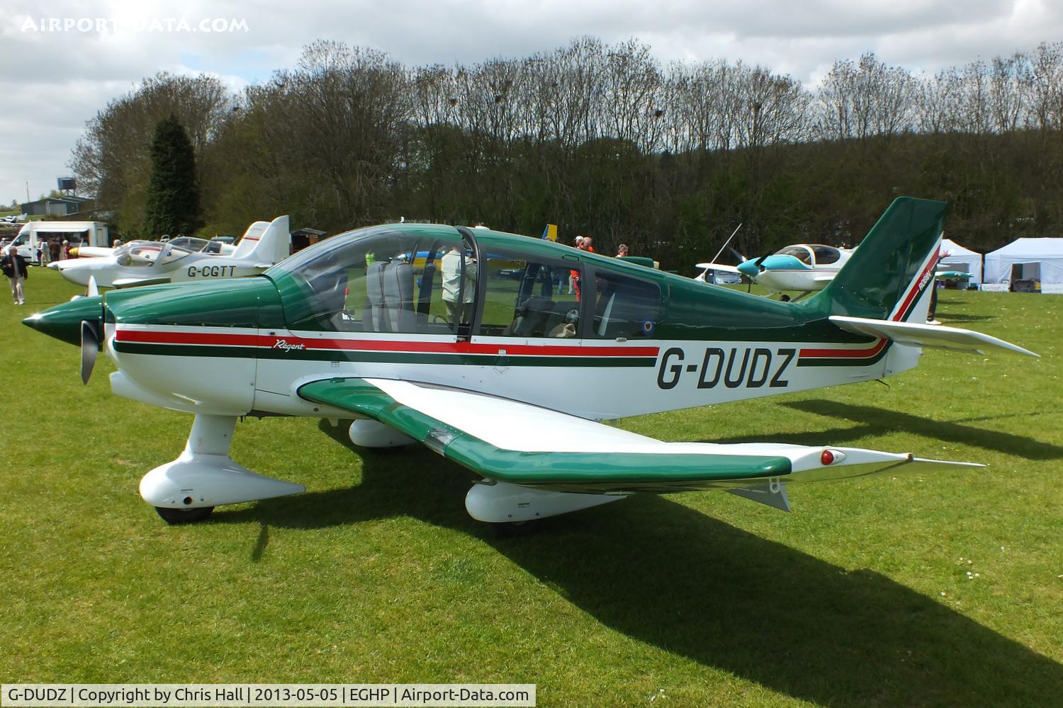 G-DUDZ, 1997 Robin DR-400-180 Regent Regent C/N 2367, at the LAA Microlight Trade Fair, Popham
