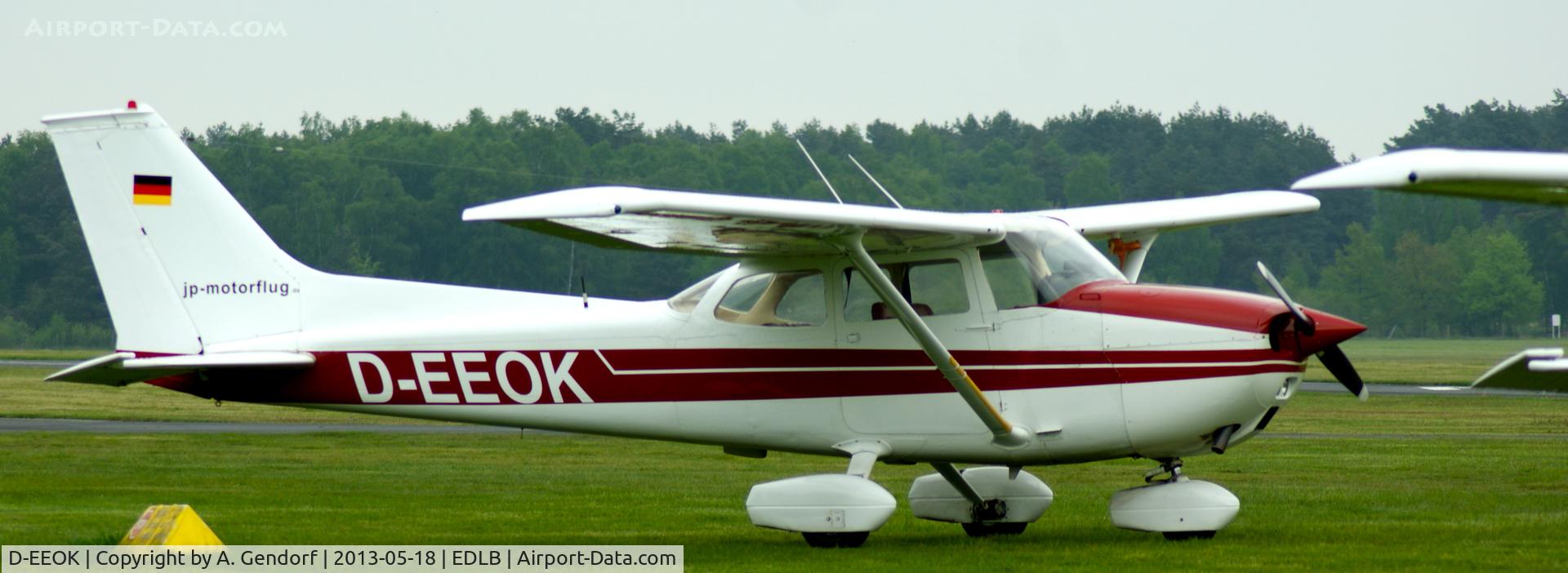 D-EEOK, Reims F172M Skyhawk C/N 1286, Untitled, is here parked at Borkenberge Airfield (EDLB)